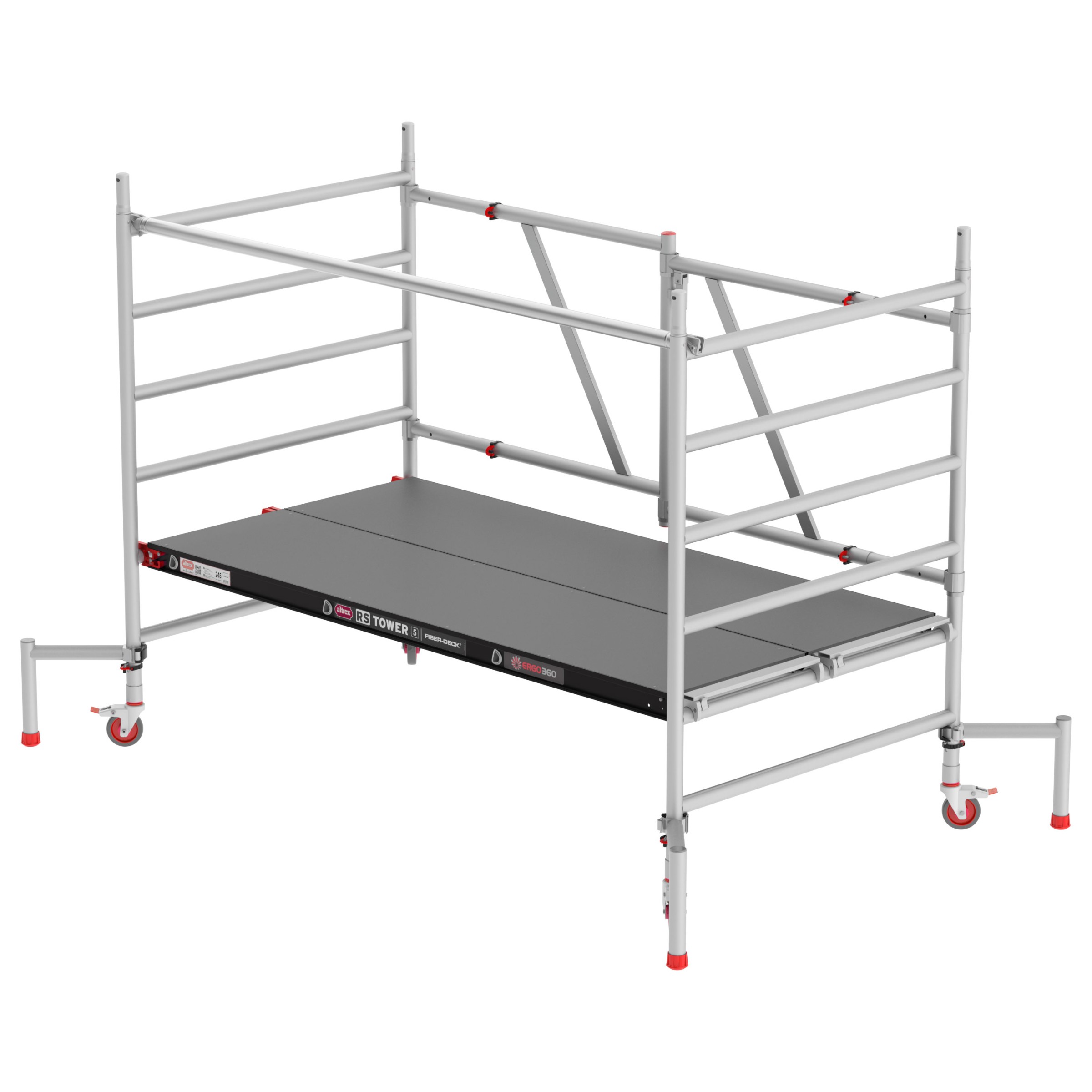 Altrex RS Tower 55 ohne Safe-Quick® 3,0m Arbeitshöhe Holz-Plattform 3,05m