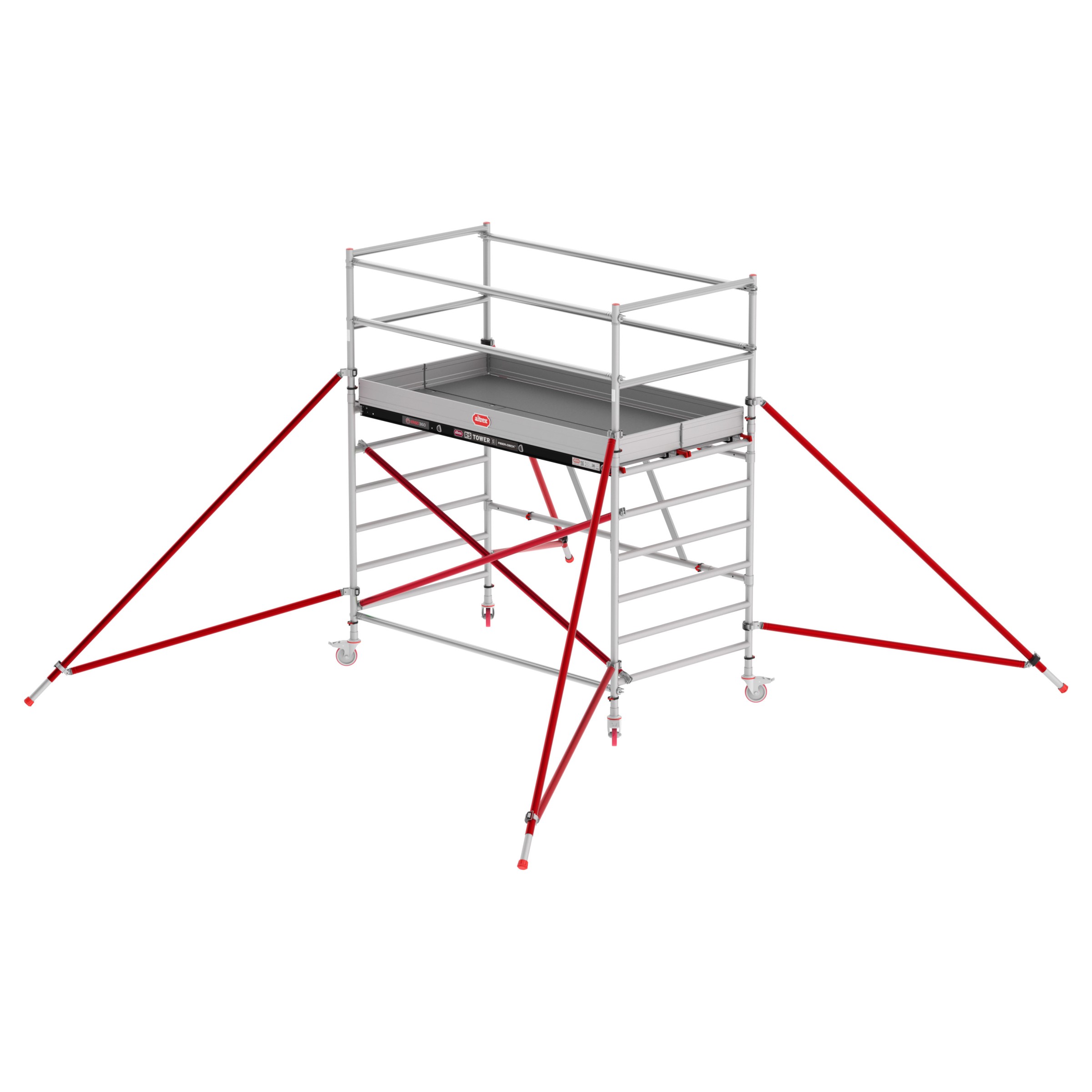 Altrex RS Tower 55 ohne Safe-Quick® 3,8m Arbeitshöhe Fiber-Deck 3,05m