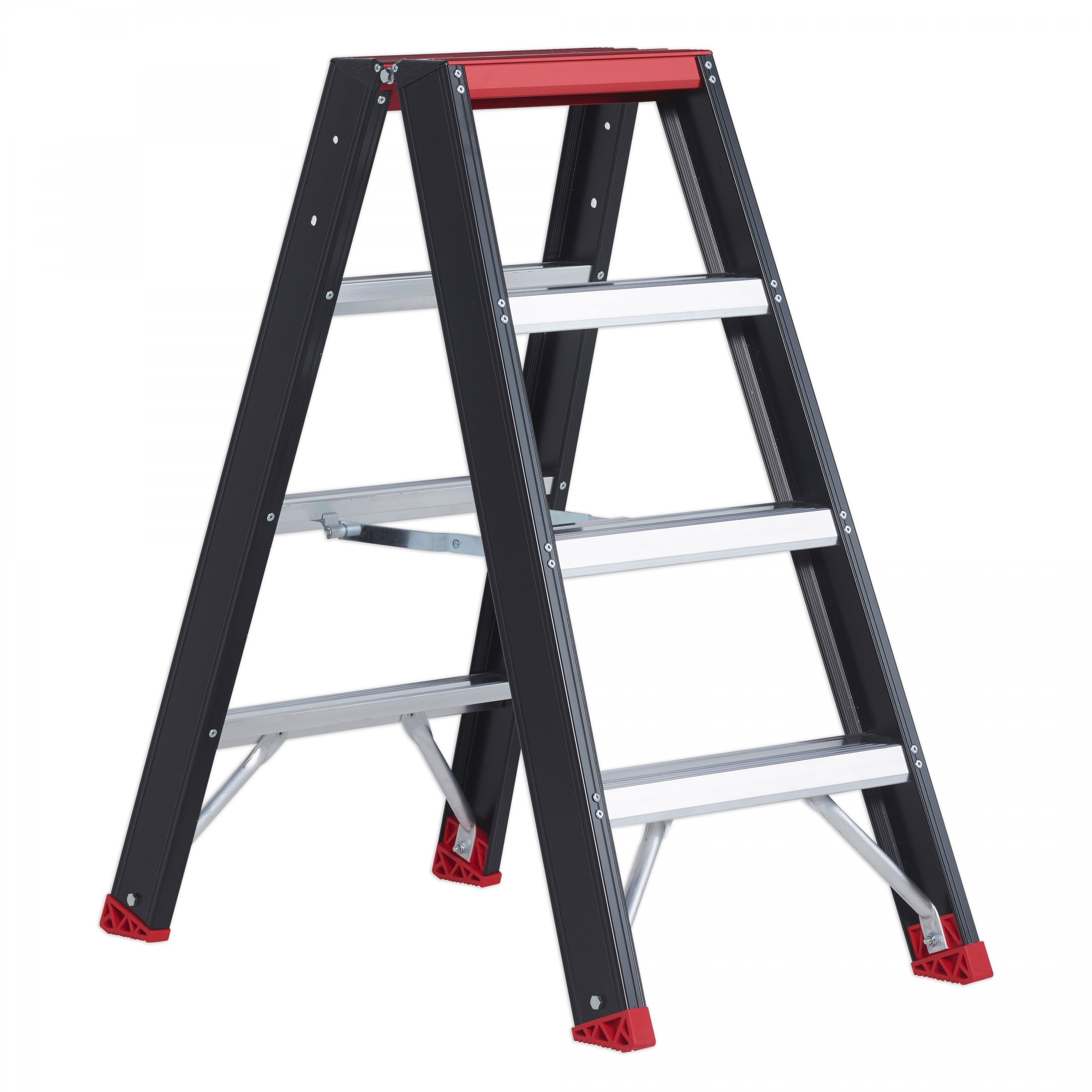 Altrex Taurus beidseitig begehbare Stufenleiter TDO 4 Stufen ohne Bügel