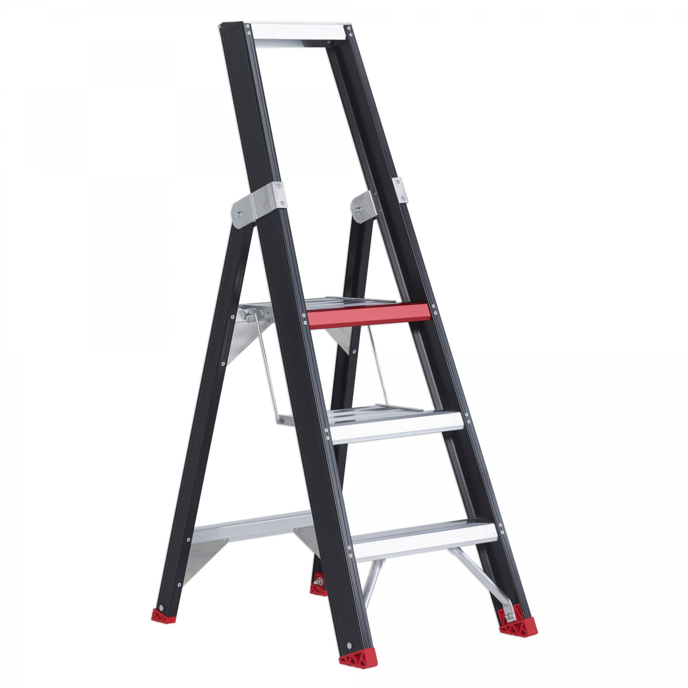 Altrex Taurus einseitig begehbare Stufenstehleiter TGB 3 Stufen