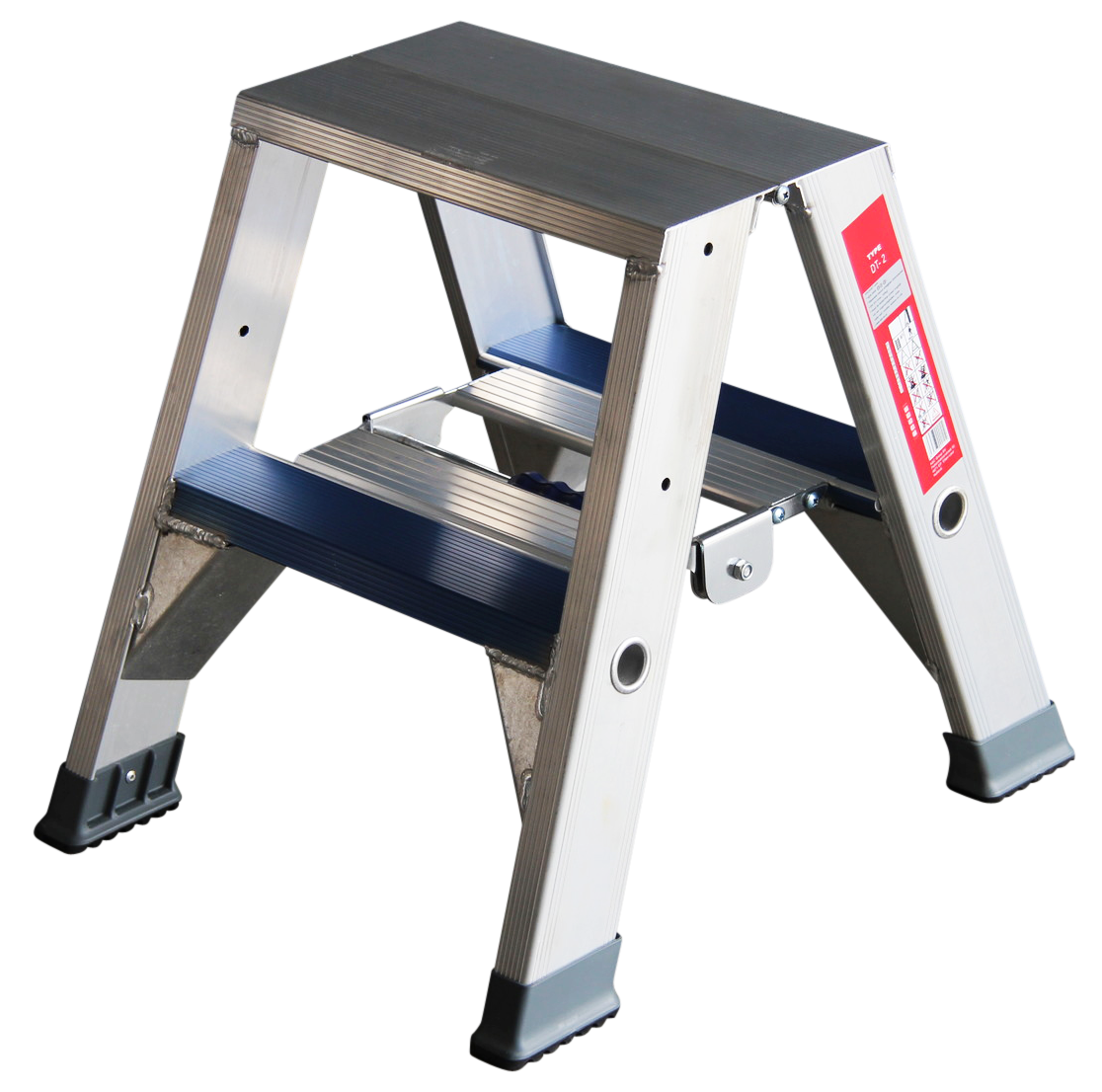ASC Stufenstehleiter DT-2 doppelseitig 2 Stufen mit 2,50m Arbeitshöhe