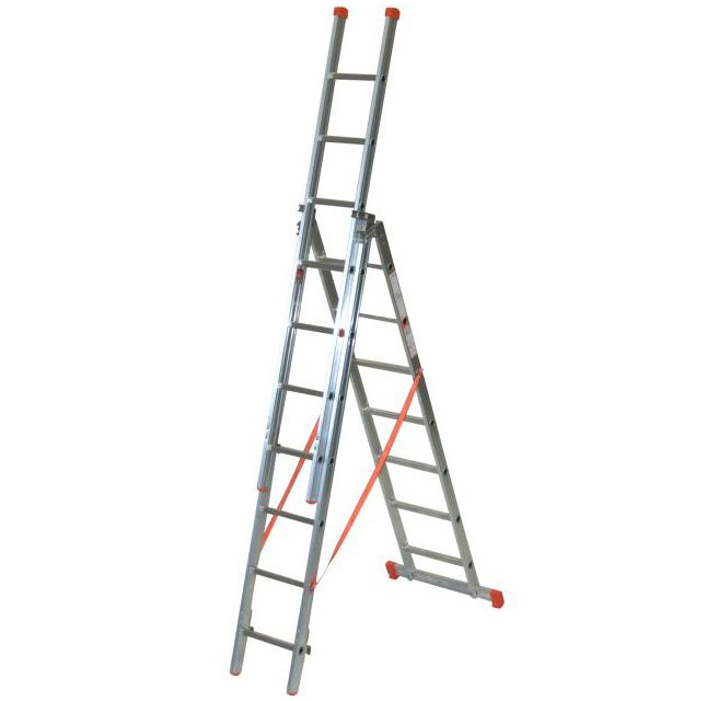 Facal Mehrzweckleiter 3-teilig GENIA S300 3x7 Sprossen