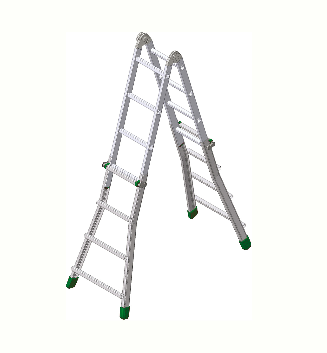 Facal Teleskopleiter Brikoplus S600 4x6 Sprossen