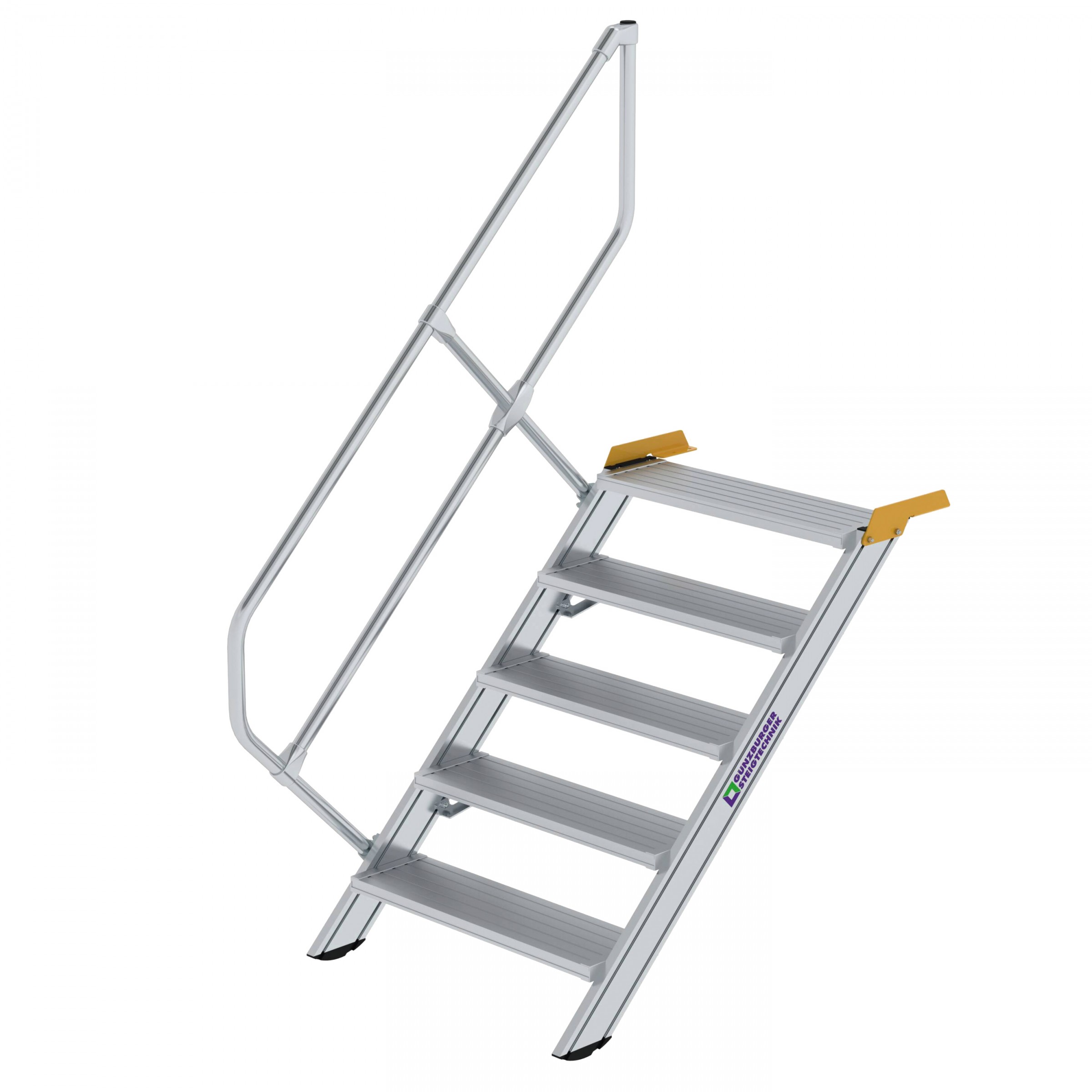 MUNK Treppe 45°  inkl. einen Handlauf, 800mm Stufenbreite, 5 Stufen