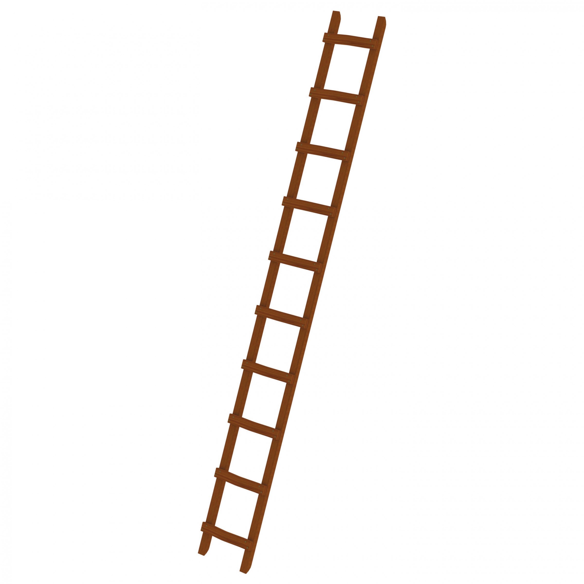 MUNK Dachdecker Auflegeleiter aus Holz 10 Sprossen