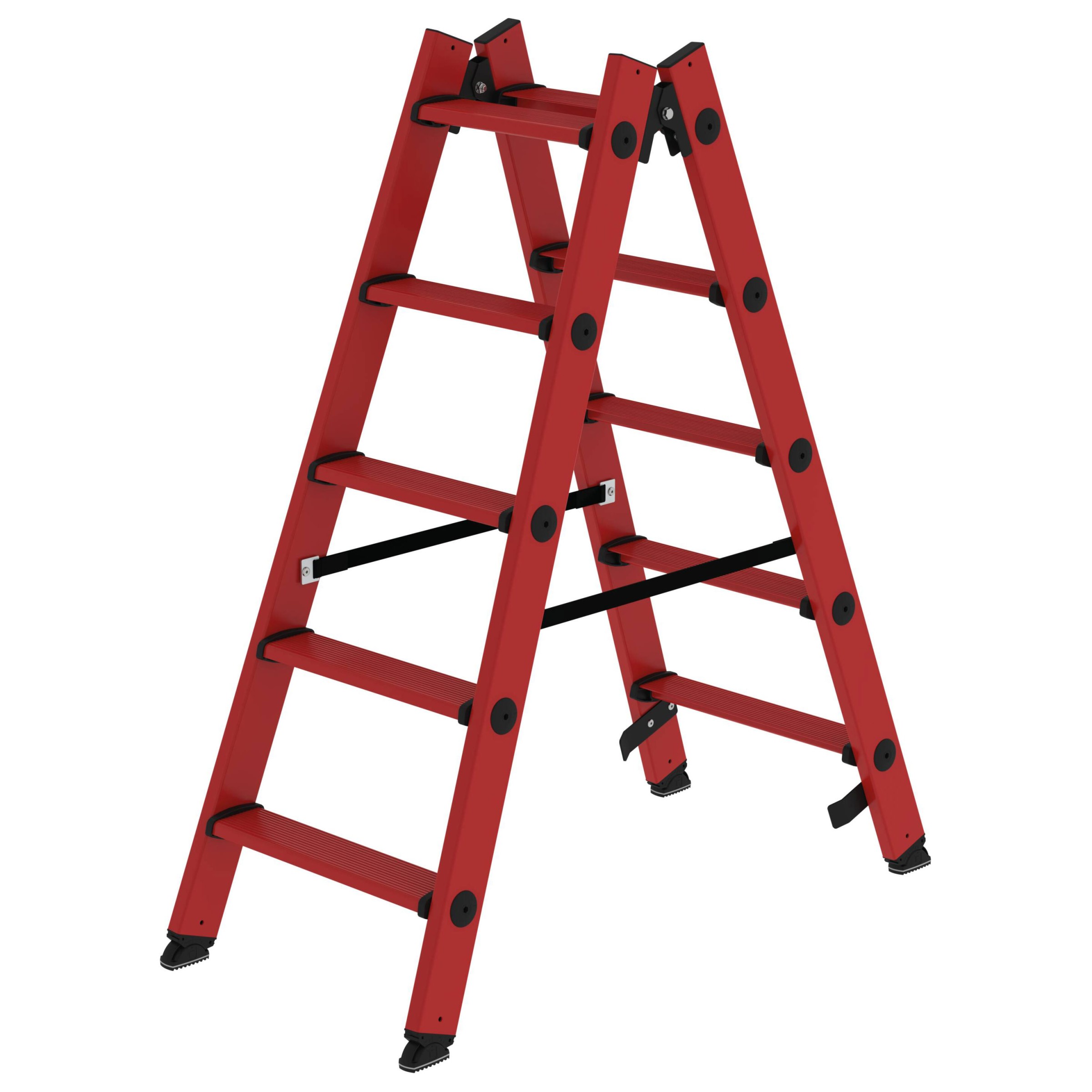 MUNK GFK- Stufenstehleiter 2x5 Stufen