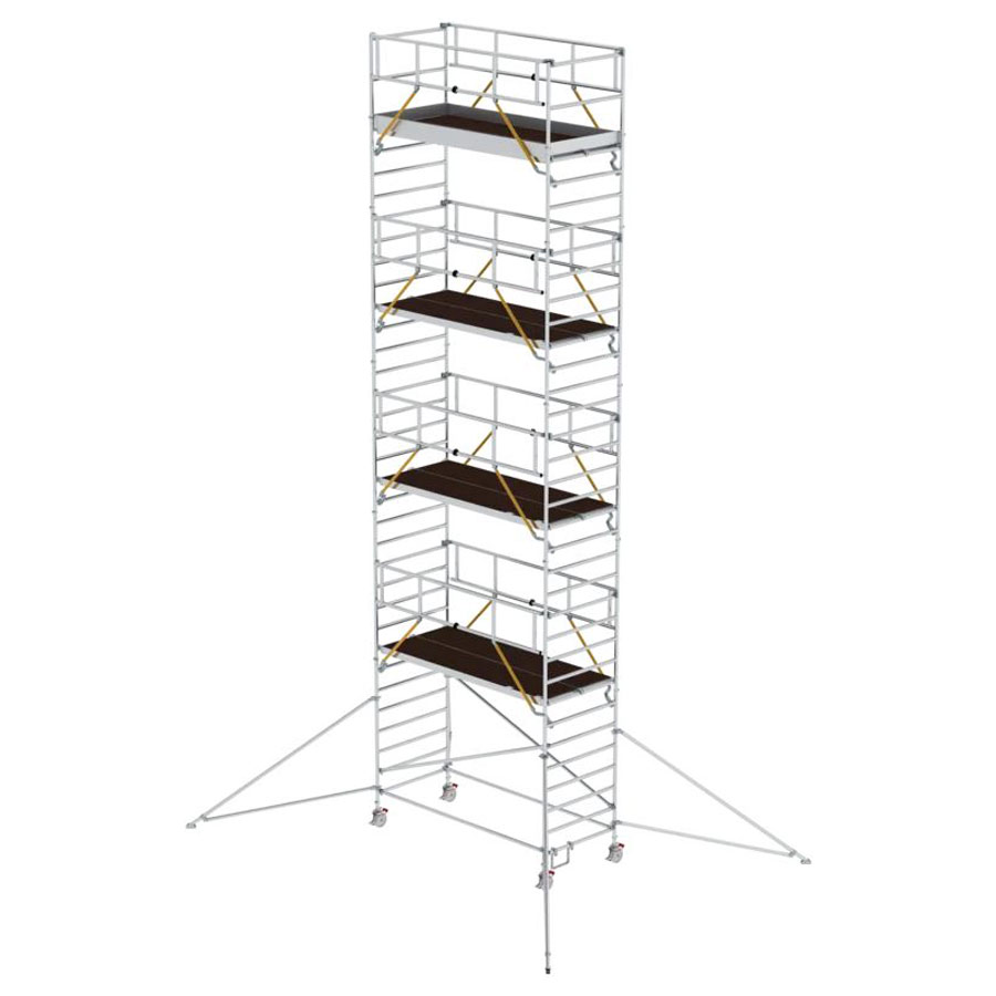 MUNK Rollgerüst SG mit Doppelplattform 1,35x3,00m und Ausleger 11,51m AH