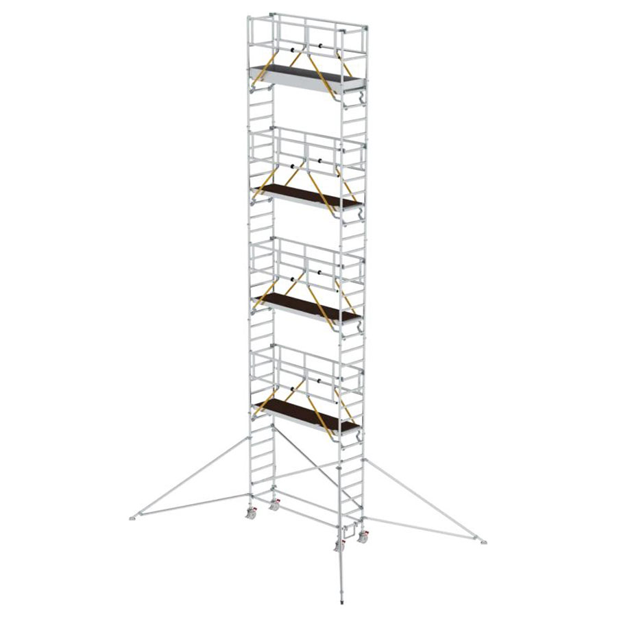 MUNK Rollgerüst SG mit Ausleger 0,75x2,45m Plattform 11,51m AH