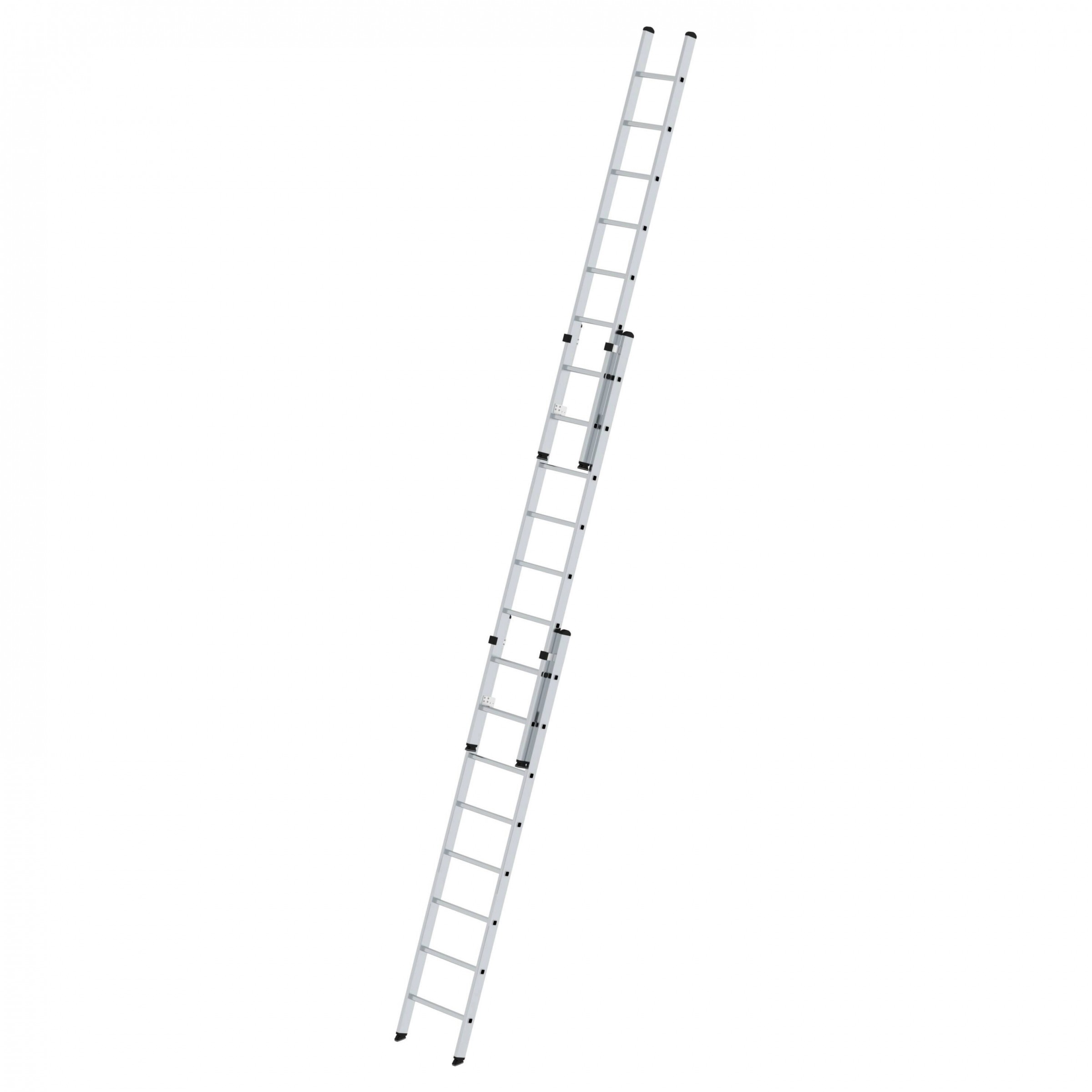 MUNK Aluminium-Schiebeleiter 3-teilig ohne Traverse 3x8 Sprossen