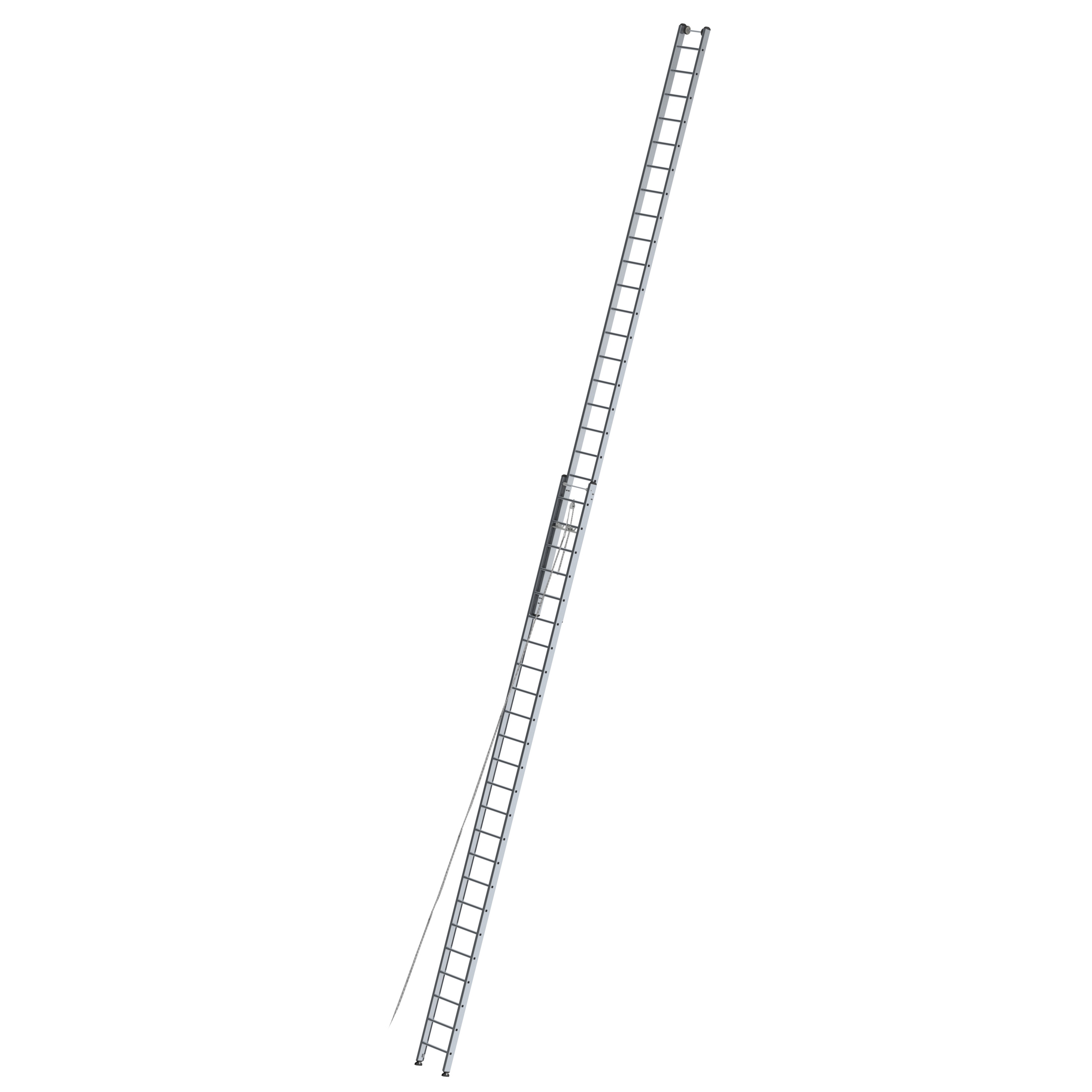 MUNK Seilzugleiter 2-teilig ohne Traverse 2x24 Sprossen