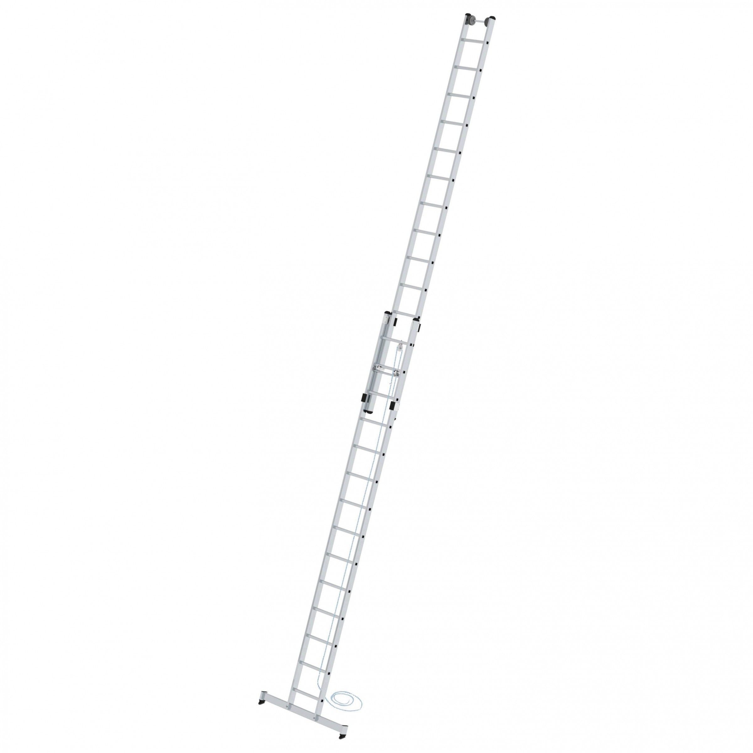 MUNK Seilzugleiter mit nivello-Traverse 2x14 Sprossen