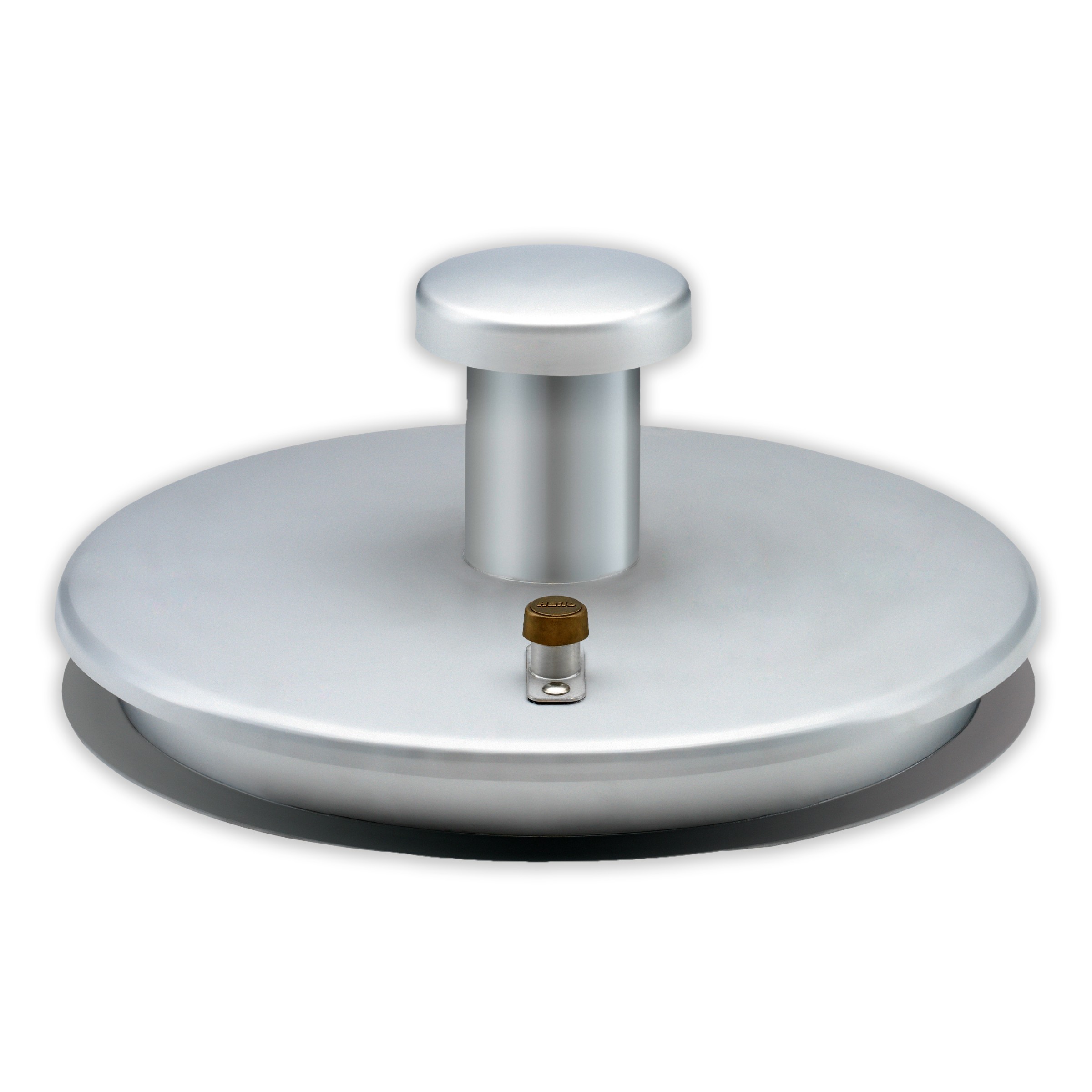 Hailo Schachtabdeckung HS4 Edelstahl 4mm tagwasserdicht und verstärkt Ø1200mm geschlossen mit Isolierung