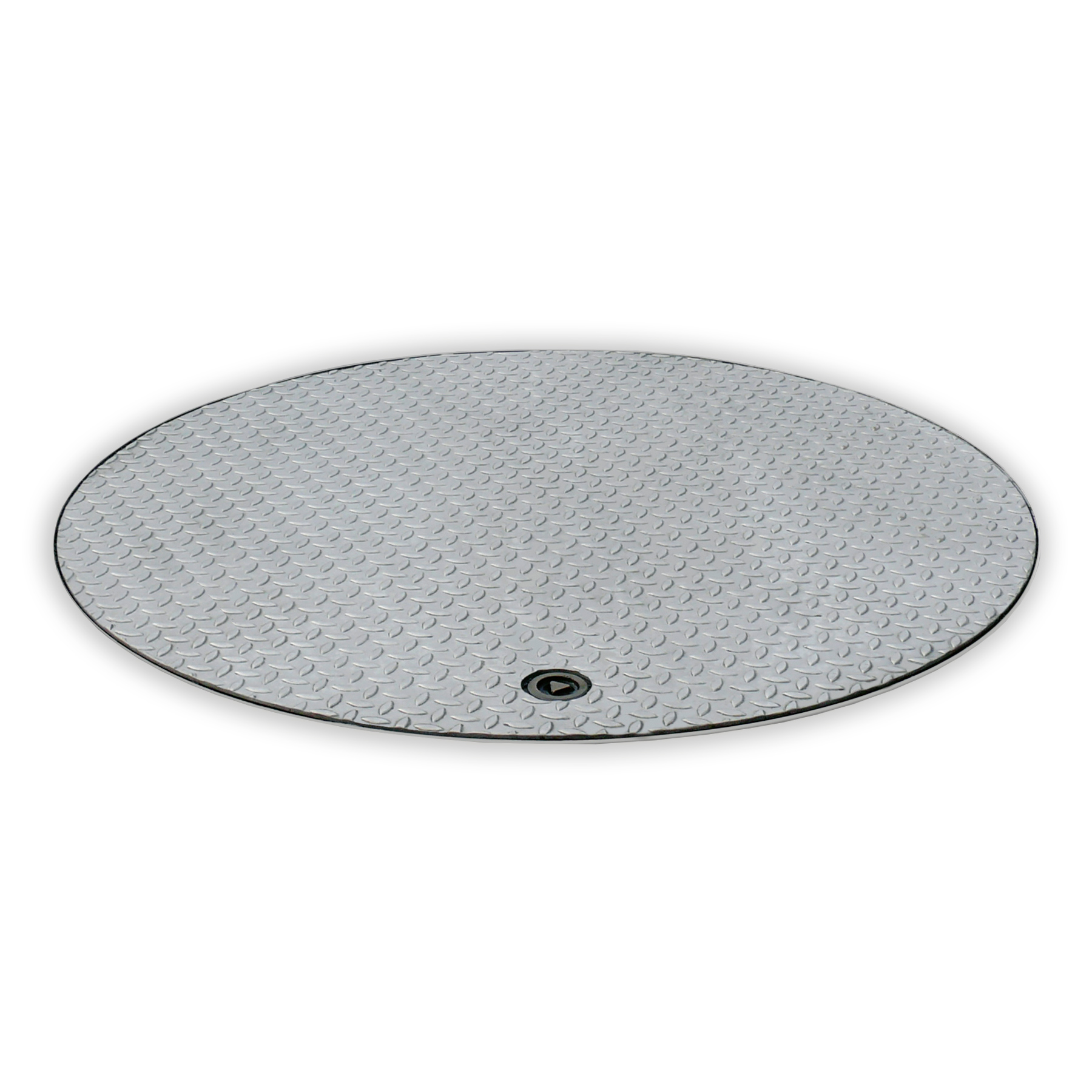 Hailo Schachtabdeckung HS8-R Edelstahl rund tagwasserdicht und geruchssicher Klasse B 125kN 1200x1200mm