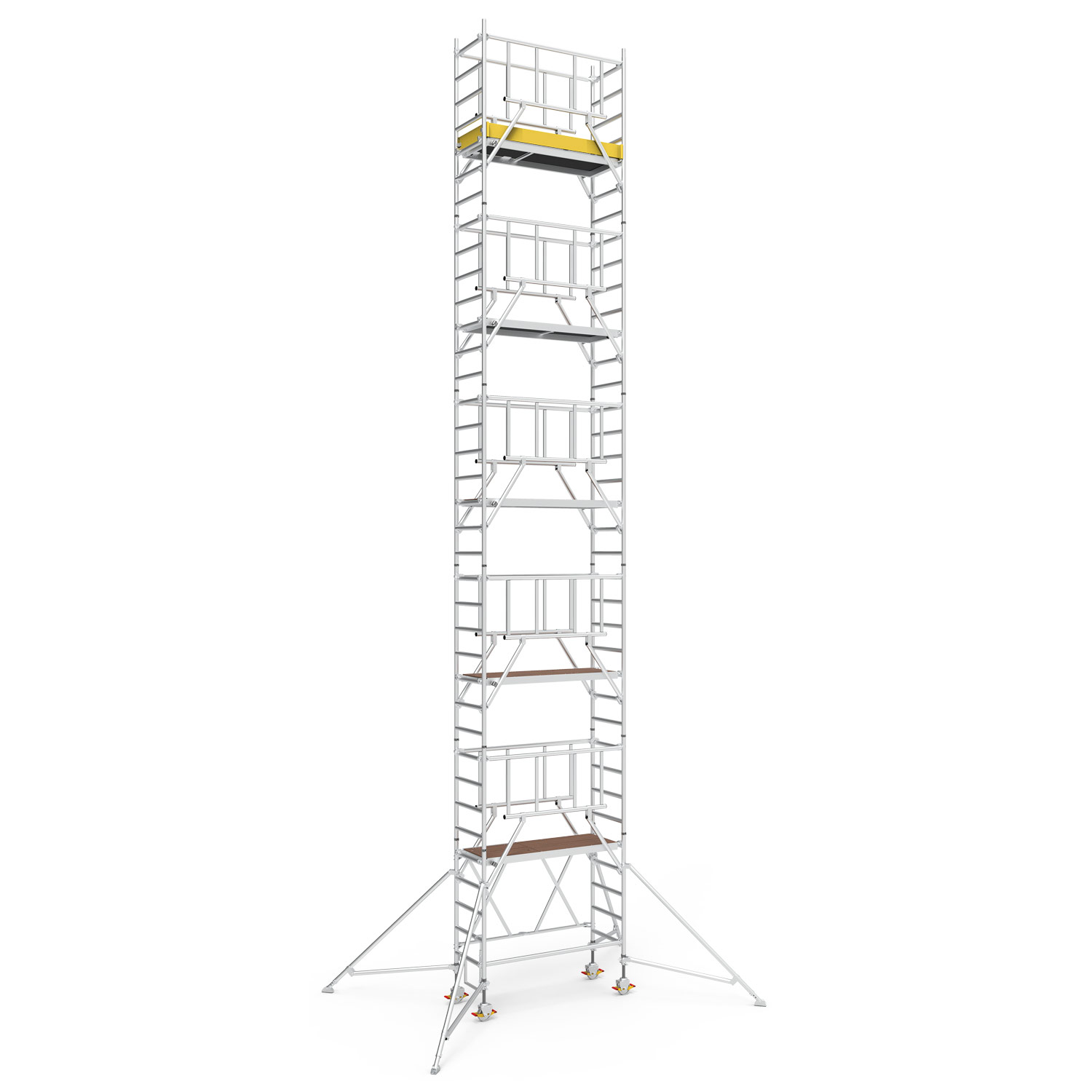 Iller Klappgerüste mit Sicherheitsaufbau 1,35x1,80m | 11,60 m AH