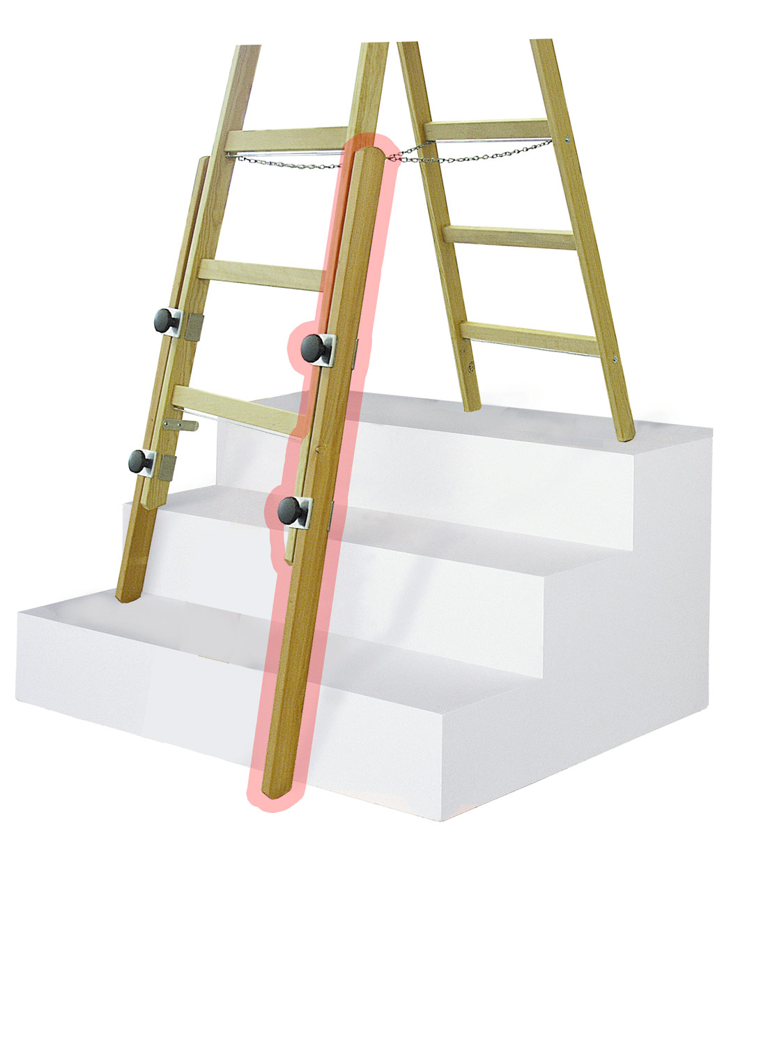 Iller Verlängerungsschenkel für Holz Leitern 2 Stück