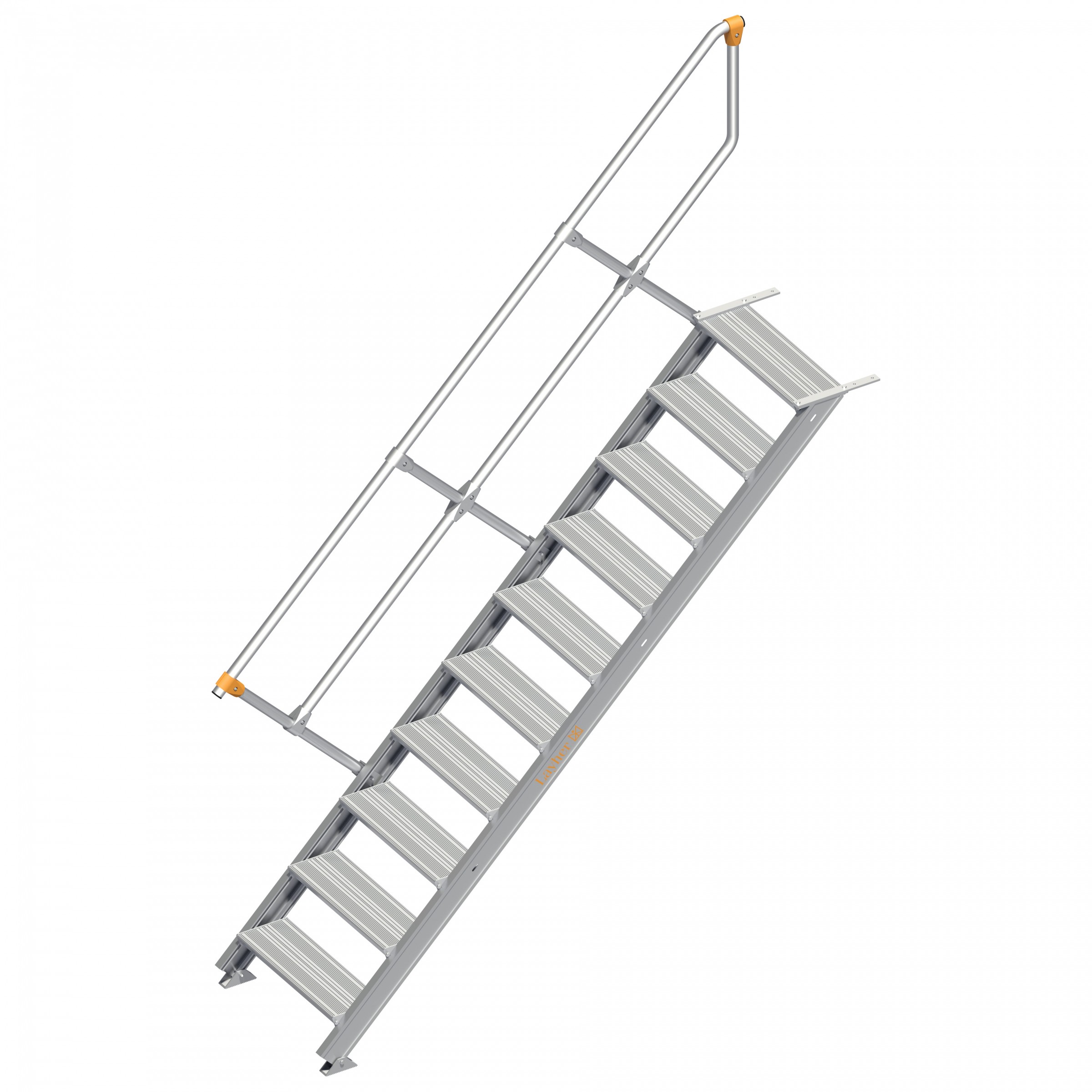 Layher 111 Treppe 45° 600mm breit 10 Stufen
