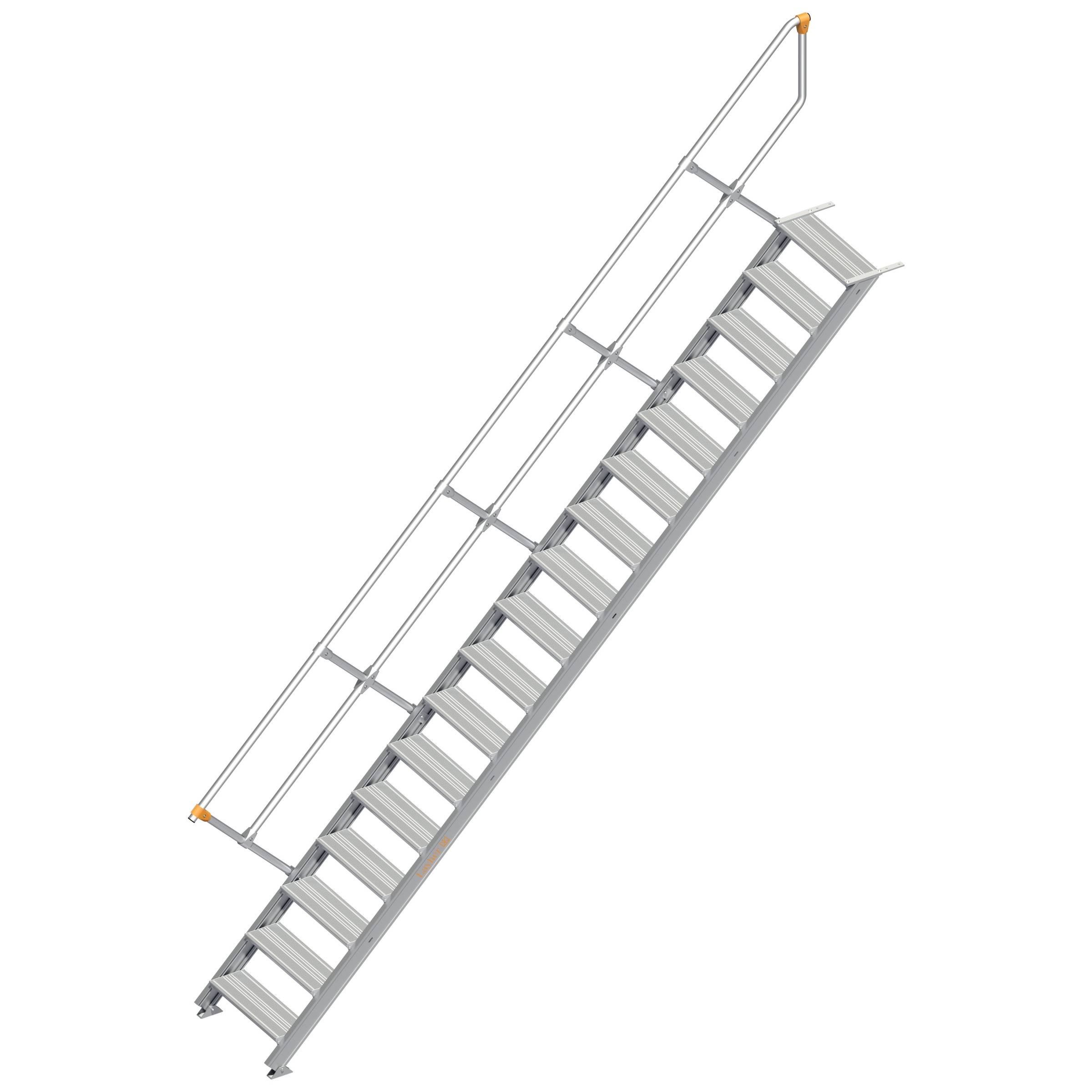 Layher 111 Treppe 45° 600mm breit 17 Stufen