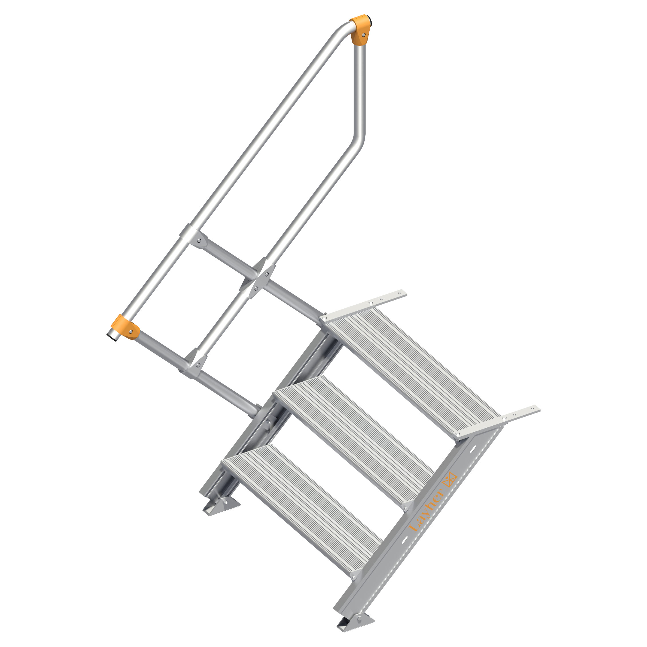 Layher 111 Treppe 45° 800mm breit 3 Stufen