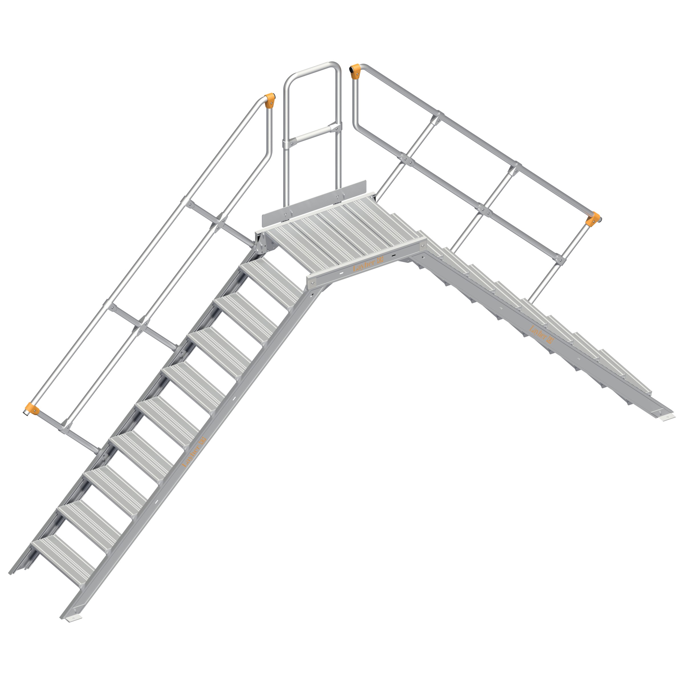 Layher 114 Übergang stationär 45° 60cm 10 Stufen