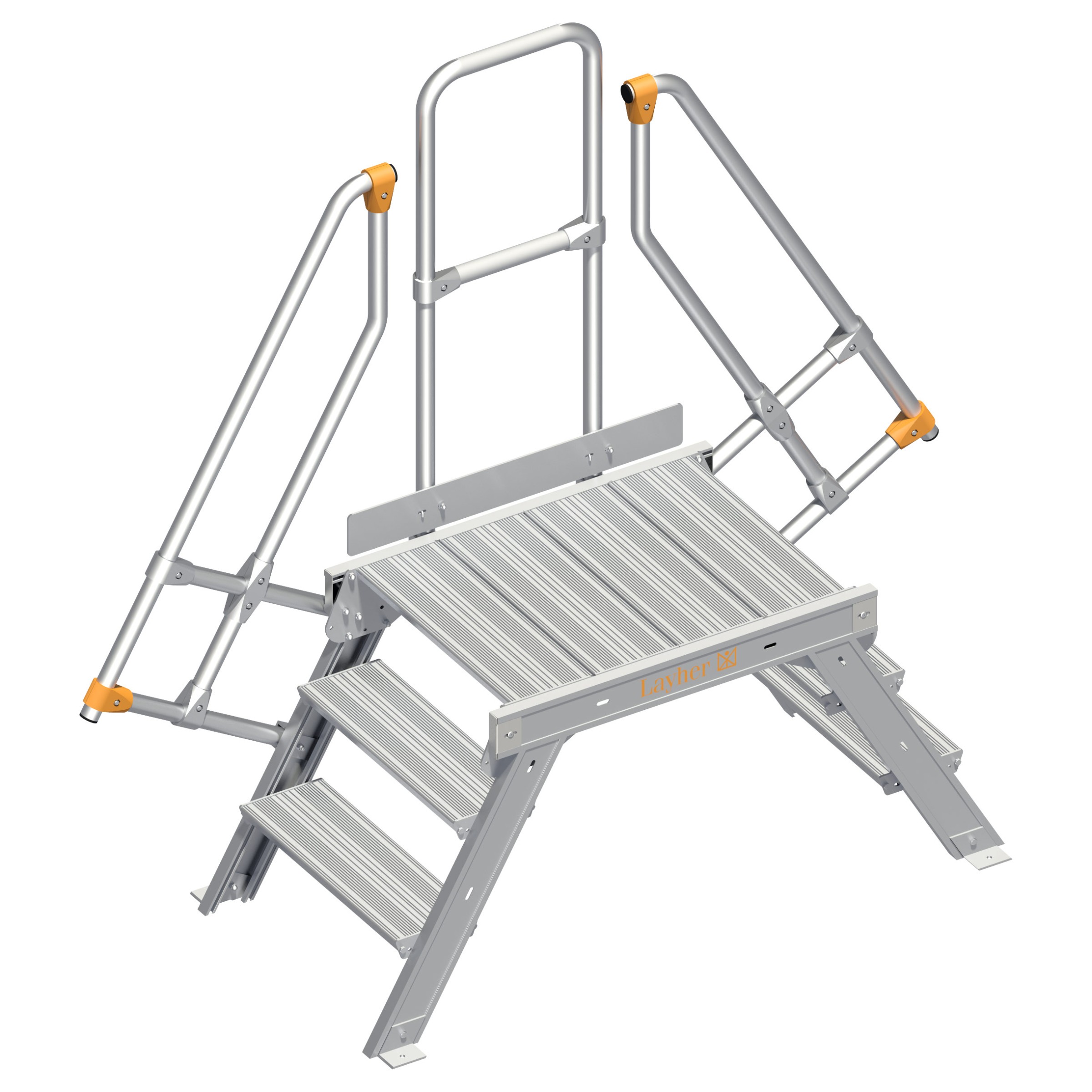 Layher 114 Übergang stationär 60° 60cm 3 Stufen