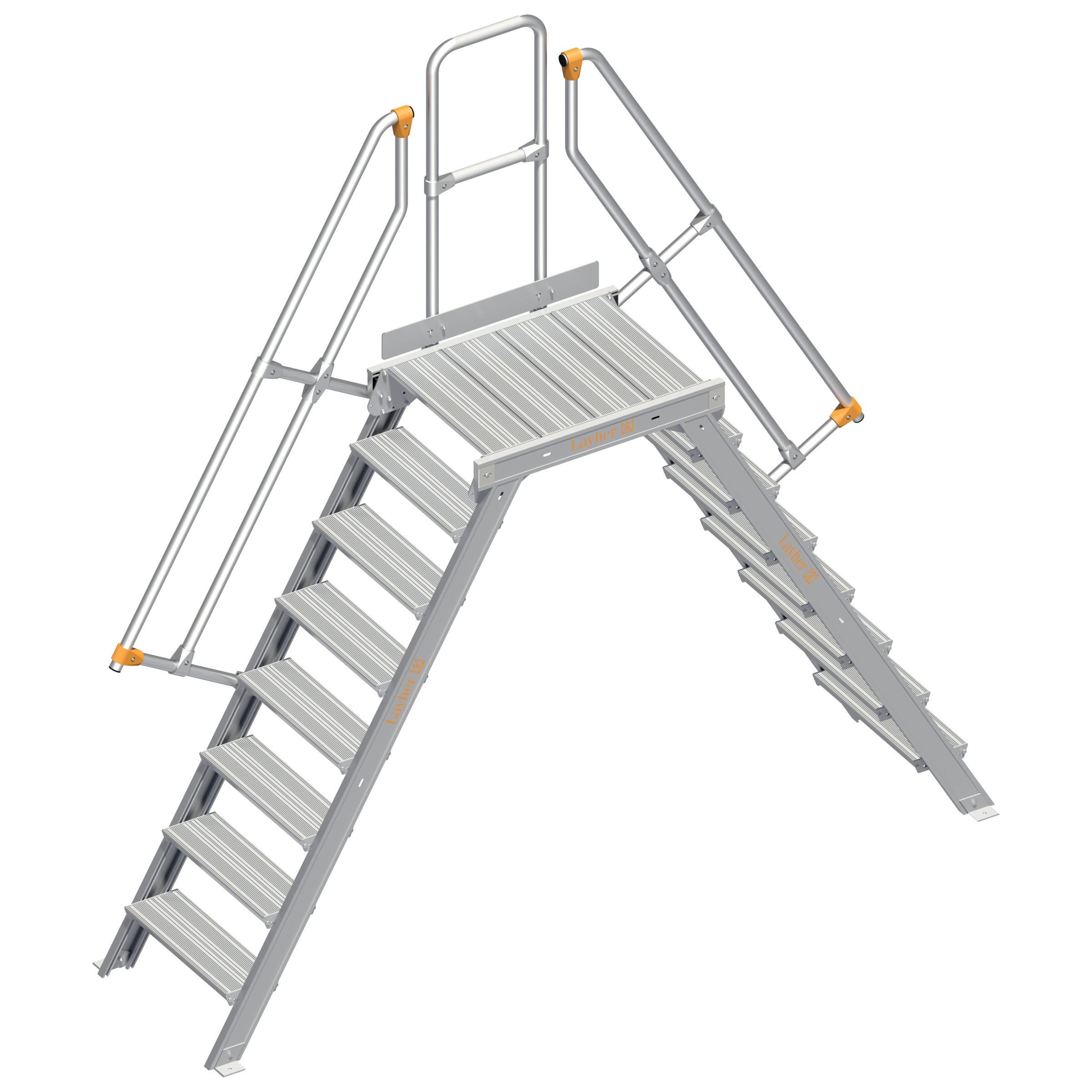 Layher 114 Übergang stationär 60° 60cm 8 Stufen