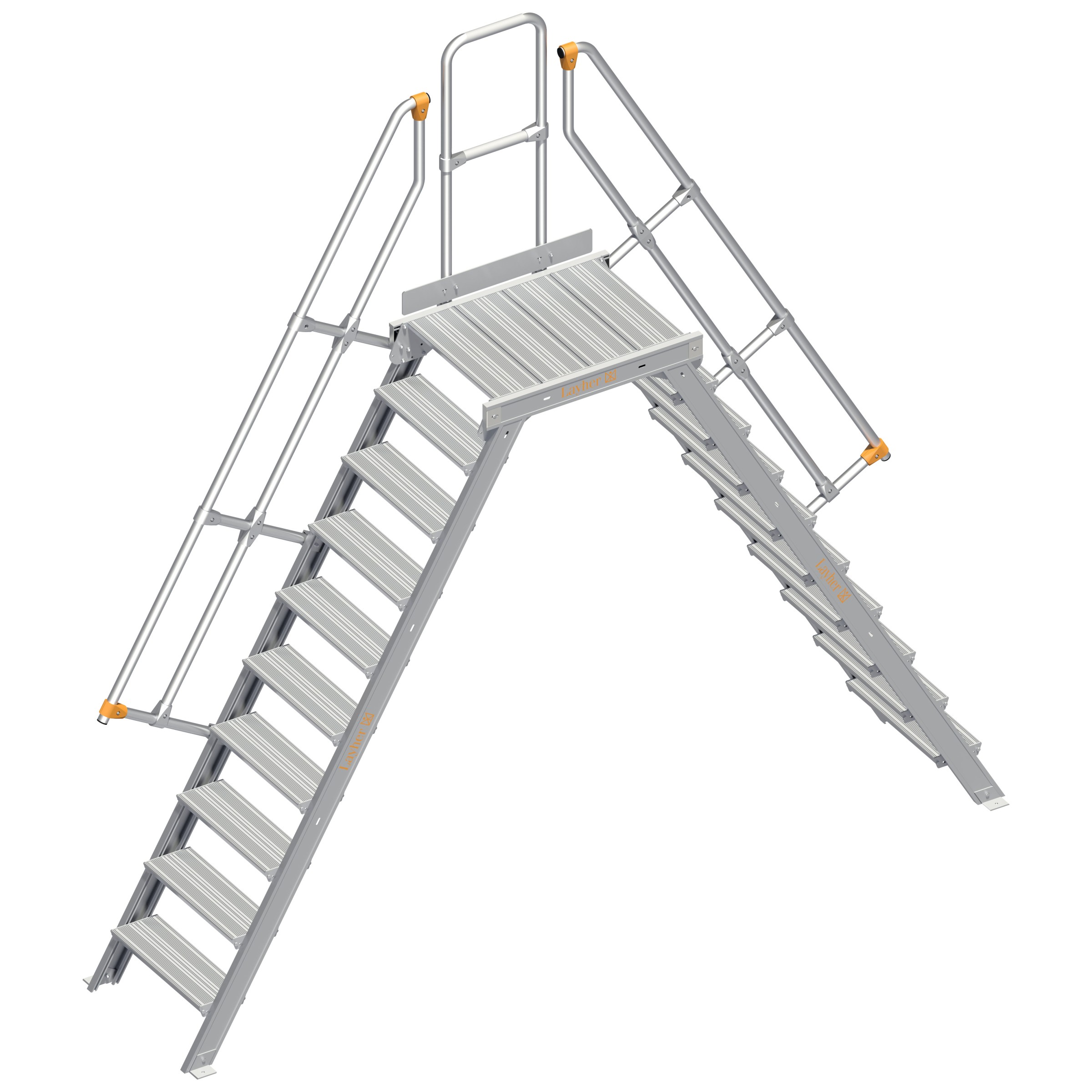 Layher 114 Übergang stationär 60° 60cm 10 Stufen