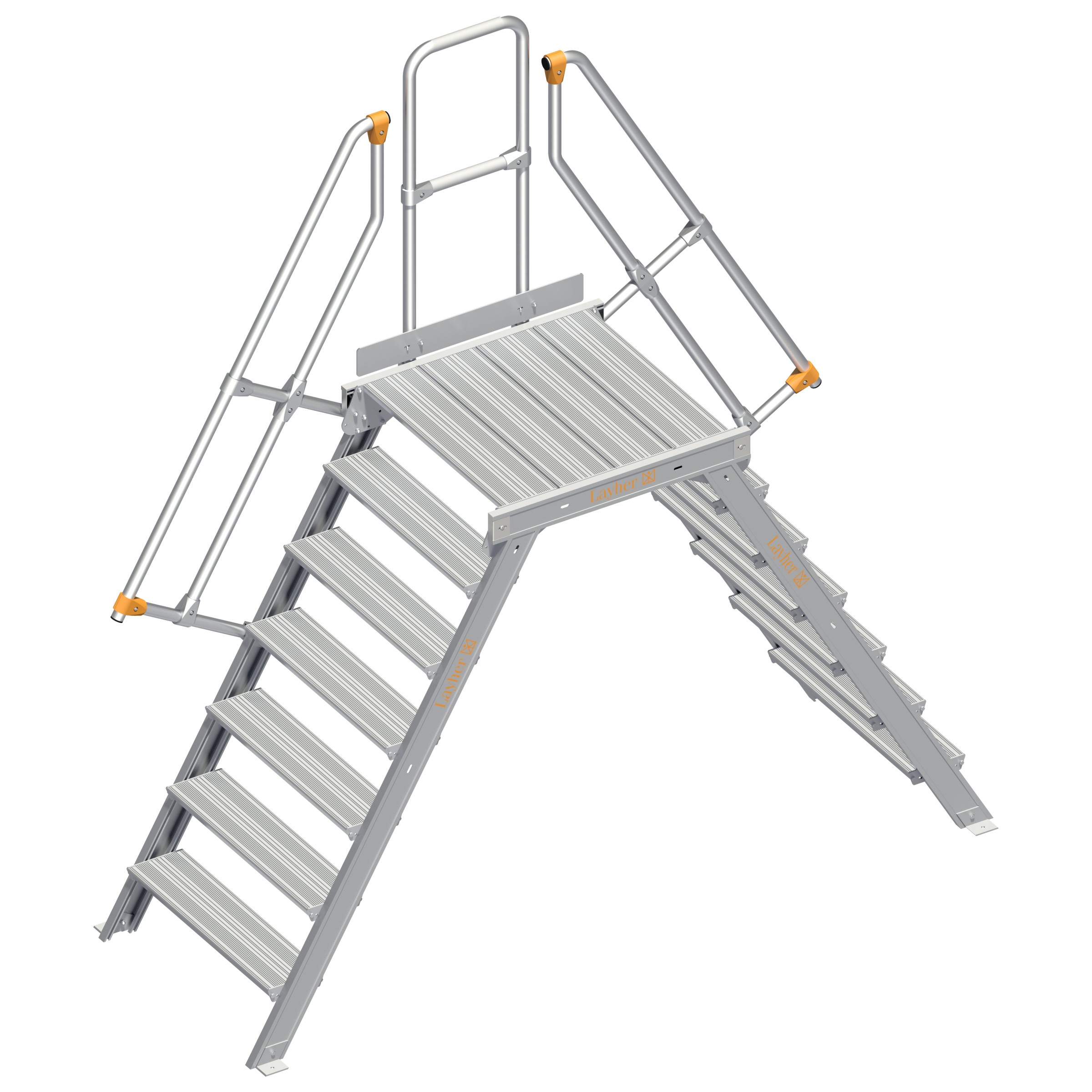 Layher 114 Übergang stationär 60° 80cm 7 Stufen