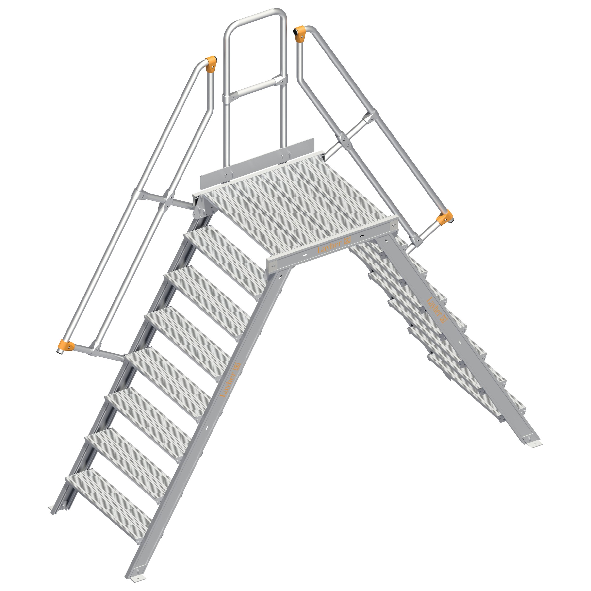 Layher 114 Übergang stationär 60° 80cm 8 Stufen