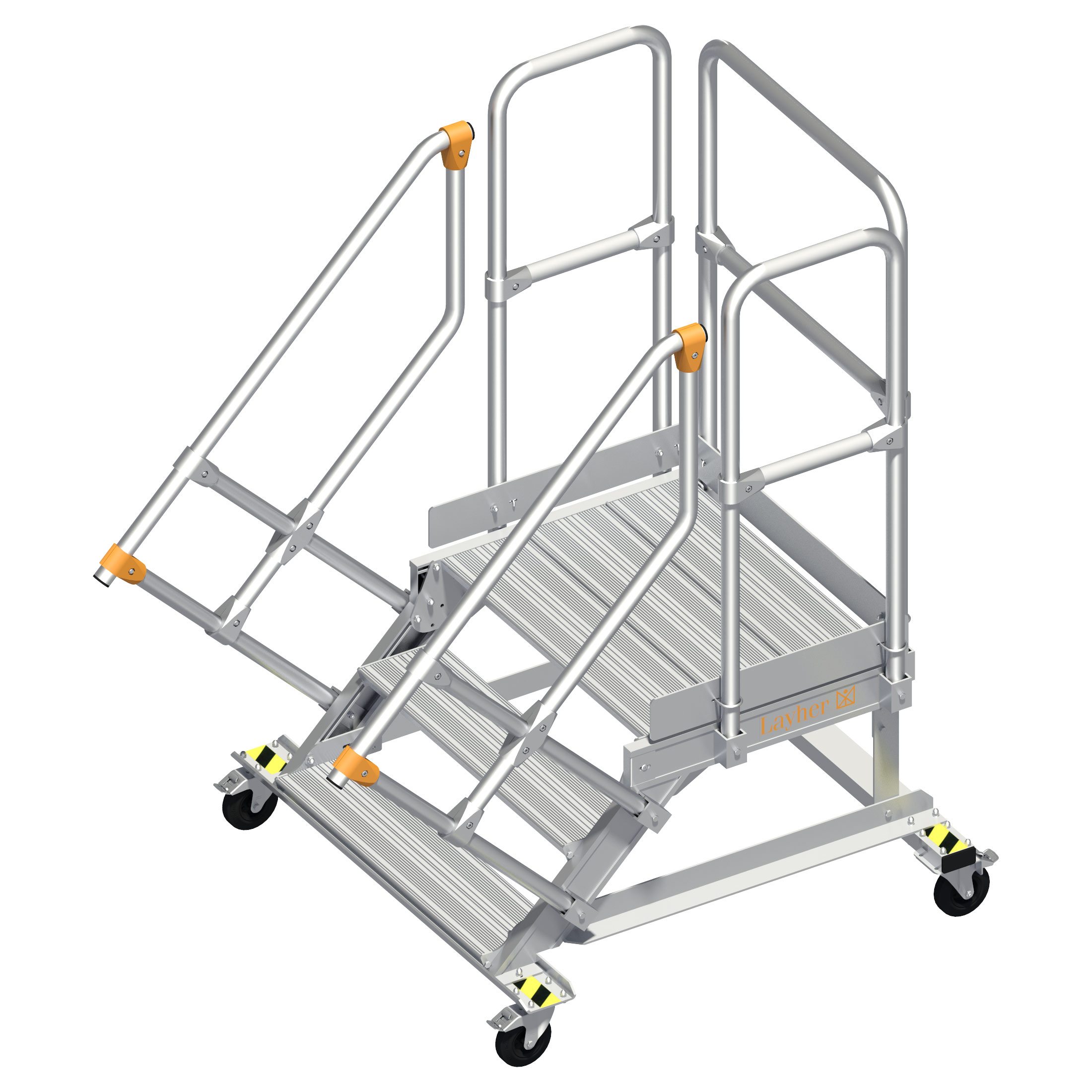 Layher 113 Wartungsbühne 45° 80cm 3 Stufen