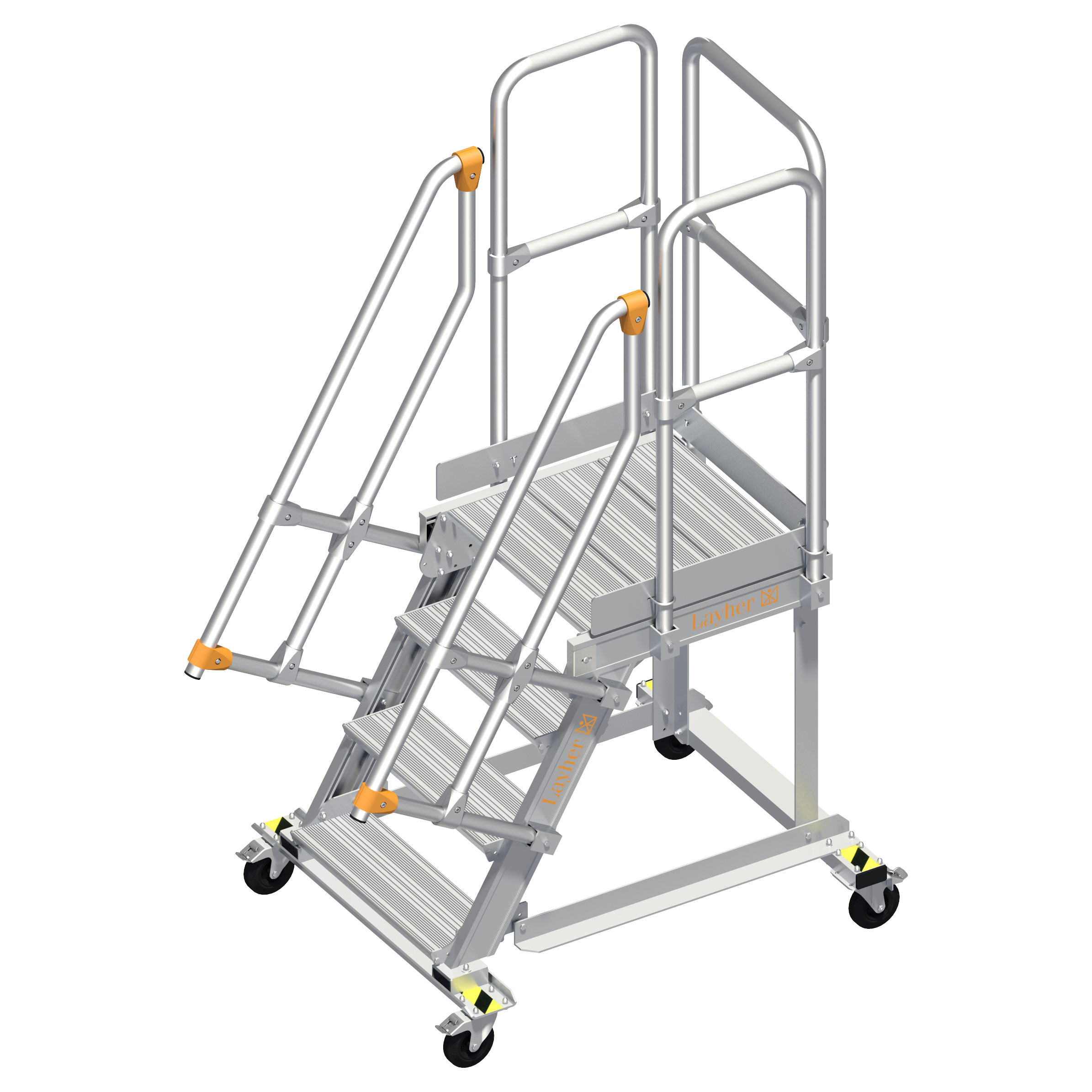 Layher 113 Wartungsbühne 60° 60cm 4 Stufen