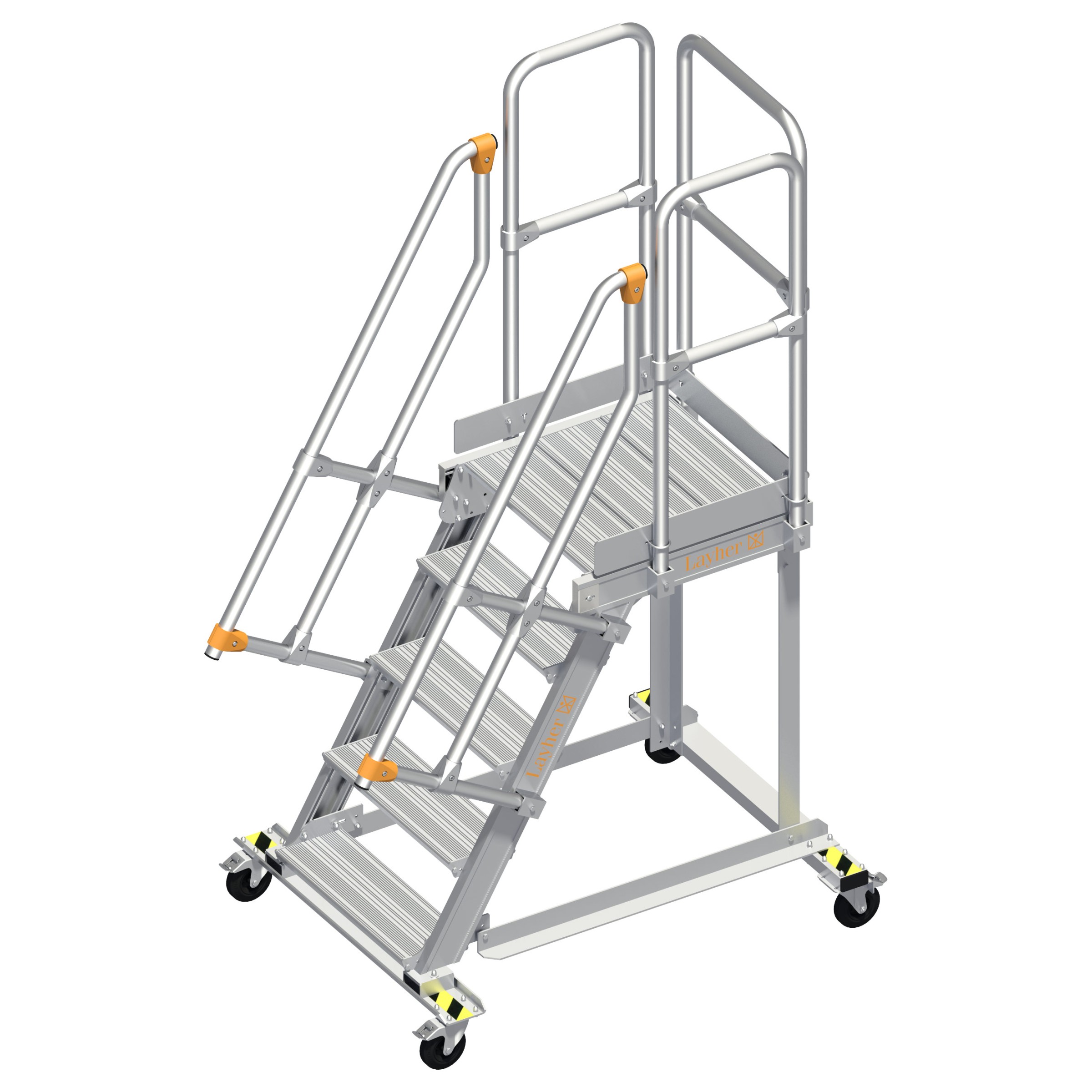 Layher 113 Wartungsbühne 60° 60cm 5 Stufen