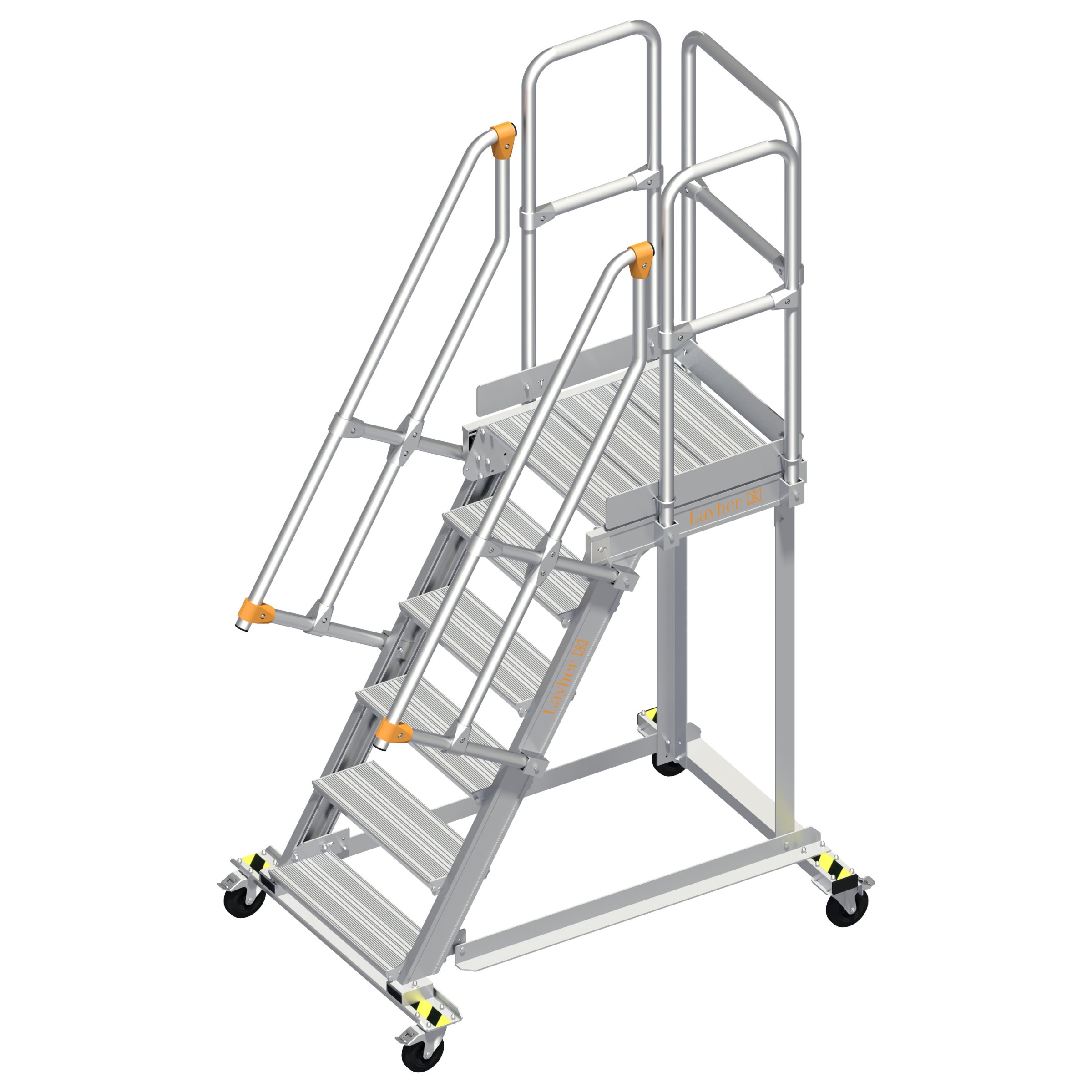 Layher 113 Wartungsbühne 60° 60cm 6 Stufen