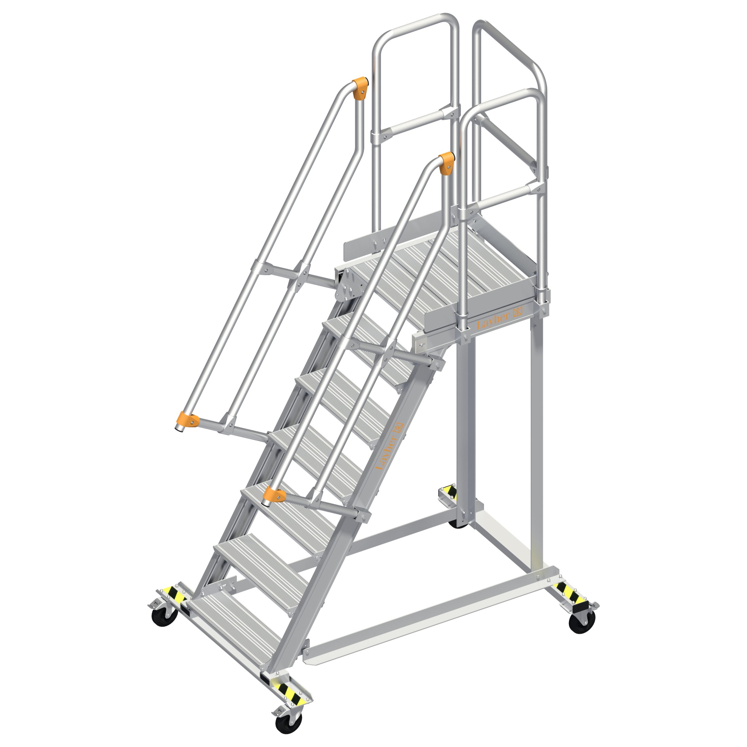 Layher 113 Wartungsbühne 60° 60cm 7 Stufen