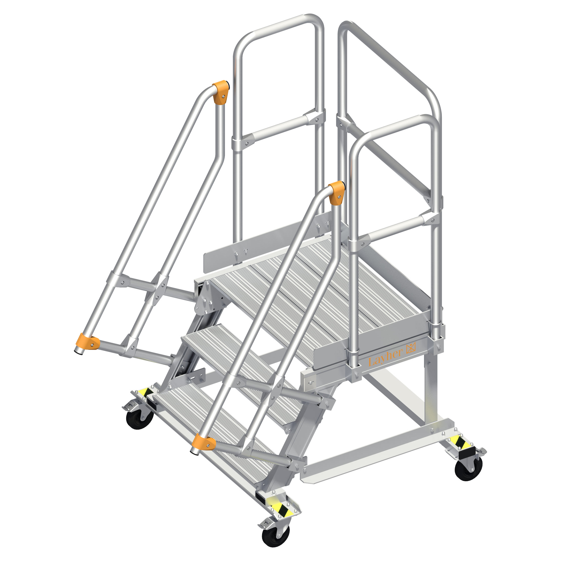 Layher 113 Wartungsbühne 60° 80cm 3 Stufen