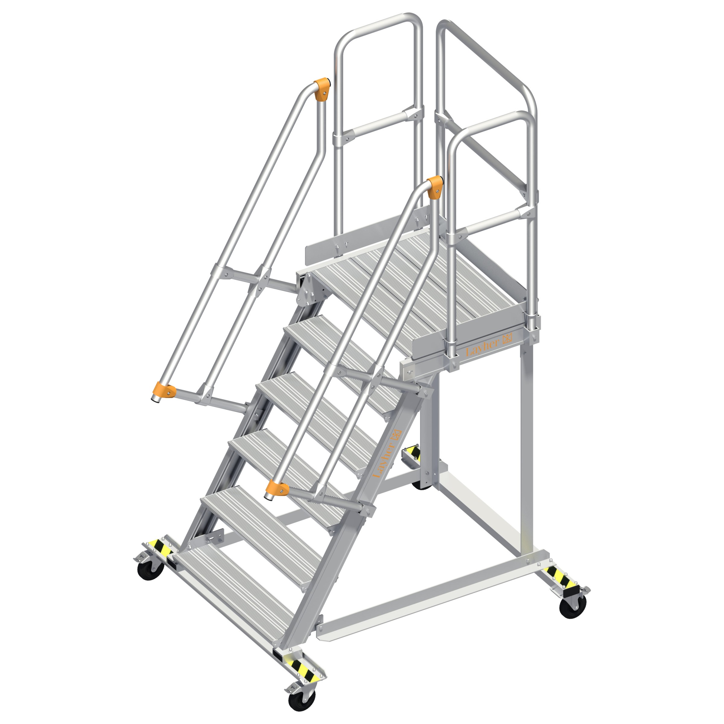 Layher 113 Wartungsbühne 60° 80cm 6 Stufen