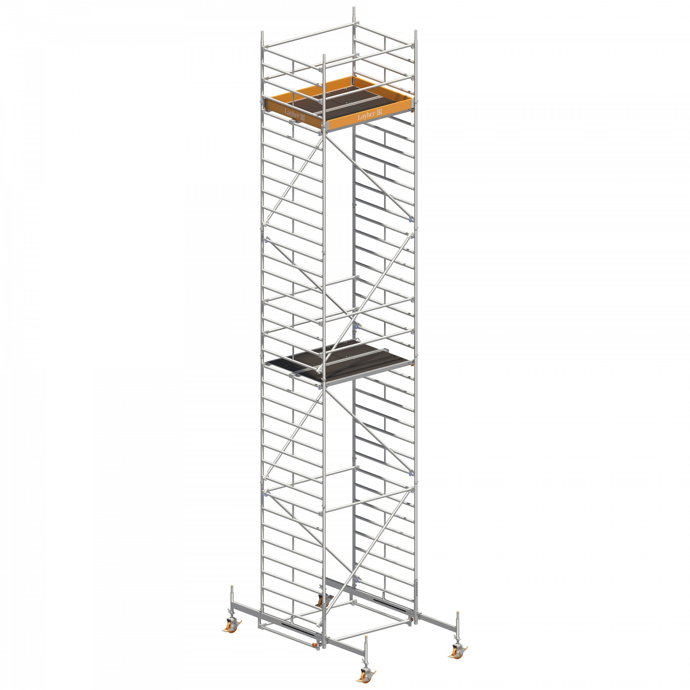 Layher Rollgerüst Uni Kompakt 10,38m AH (DIN EN 1004:2004)