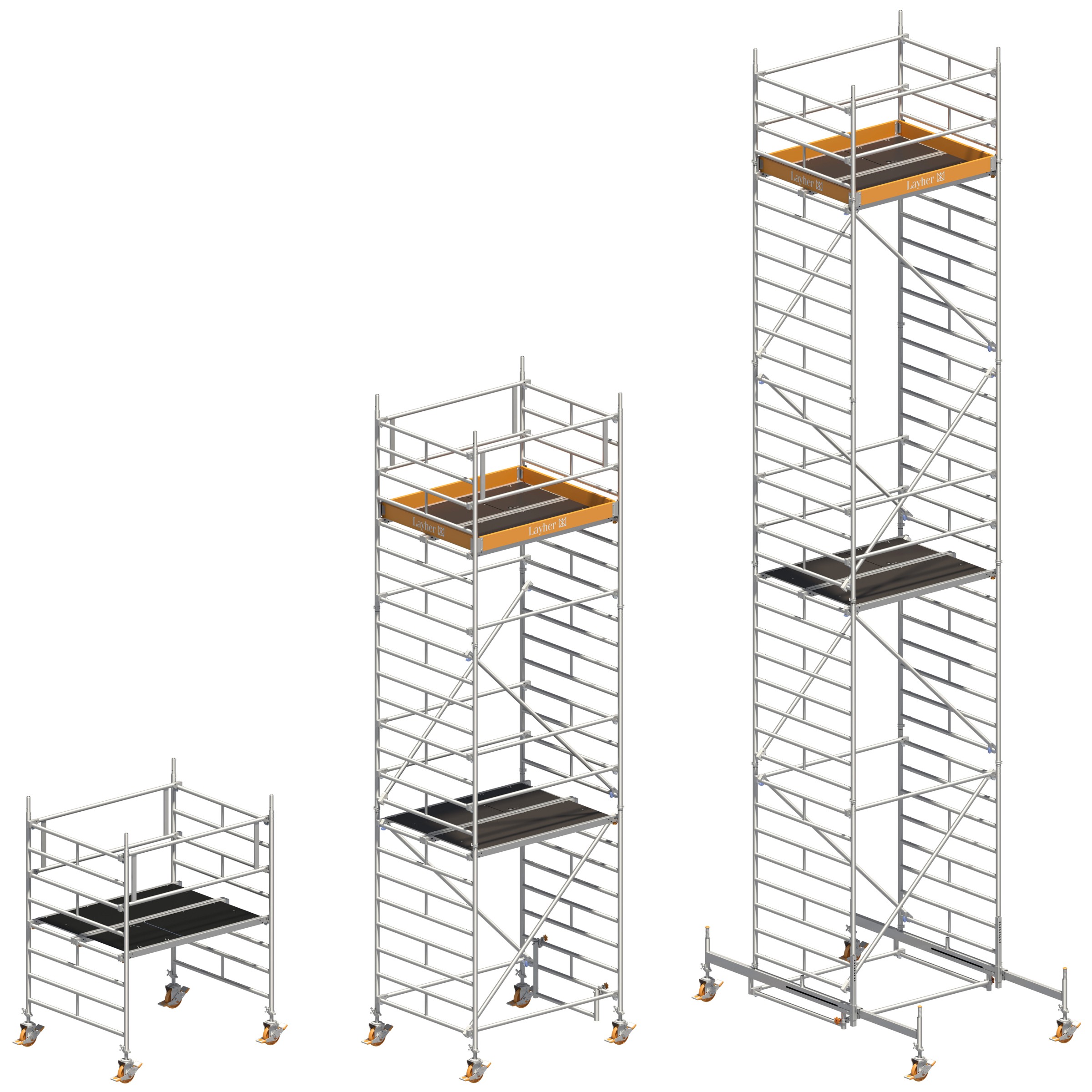 Layher Rollgerüst Uni Kompakt Normal-Aufbau (DIN EN 1004:2004)