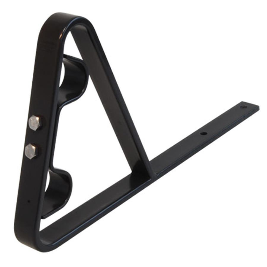 Universal-Schneefangrohrstütze für Schiefer und Bieber, gerade, Schraub-Montage, anthrazit