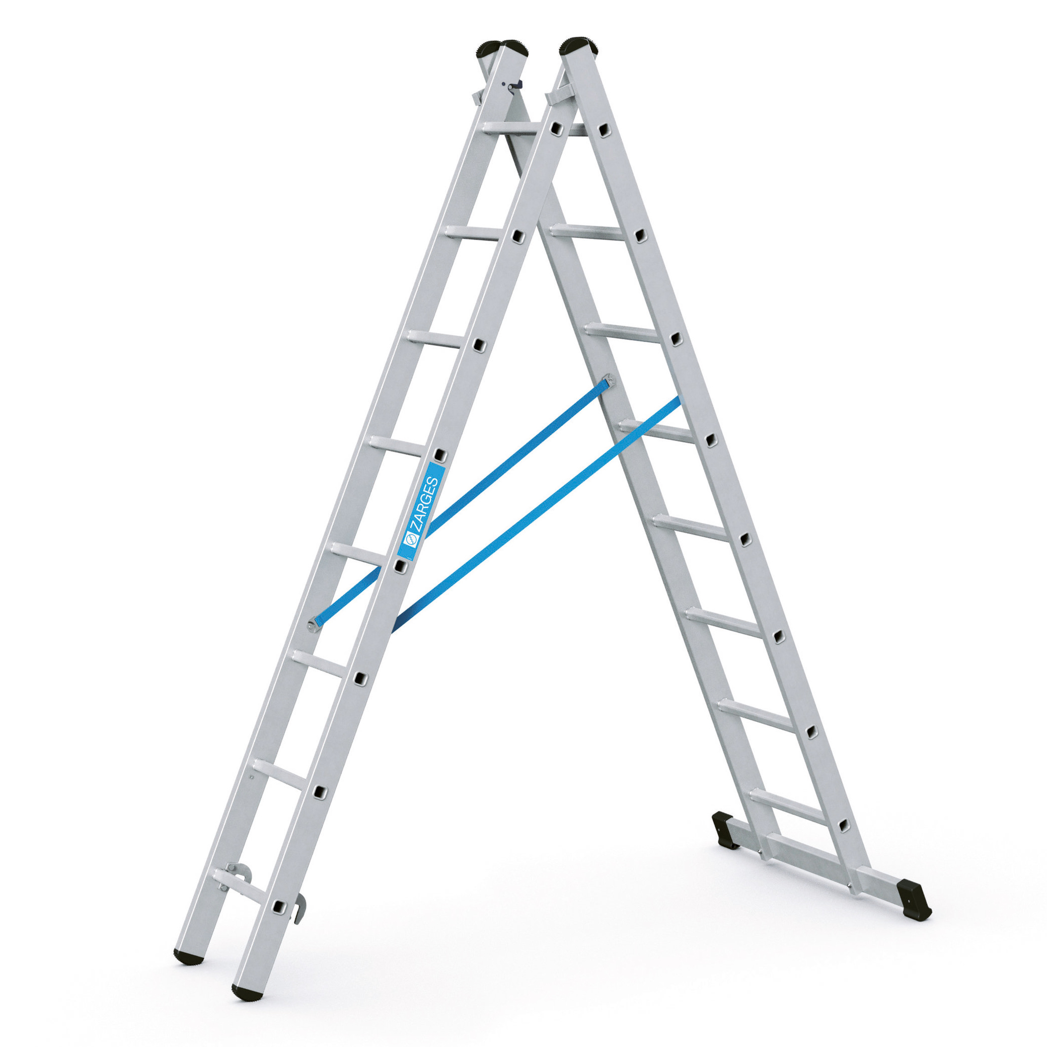 Zarges Kombileiter Combimaster Plus X 2x8 Sprossen