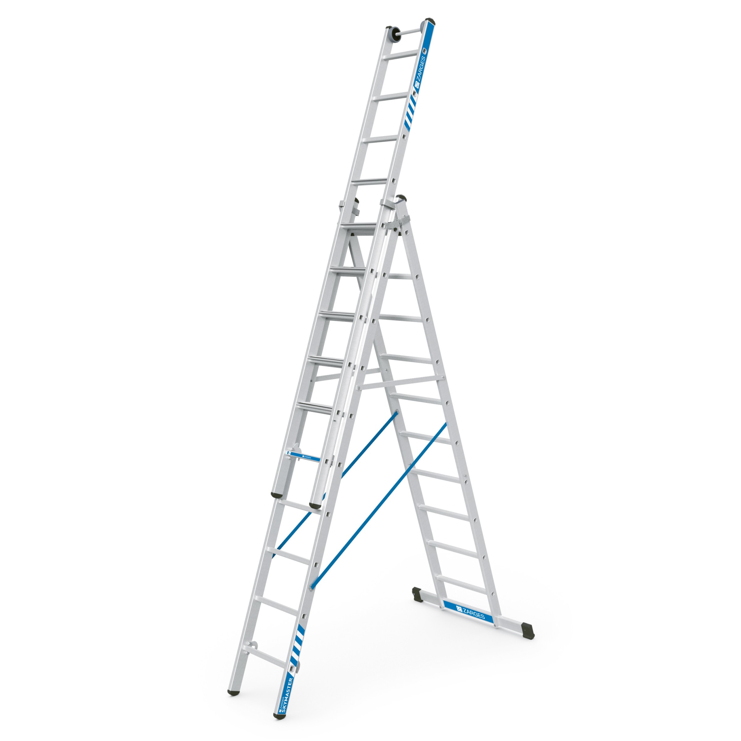 Zarges Mehrzweckleiter Skymaster Plus X 3x10 Stufen