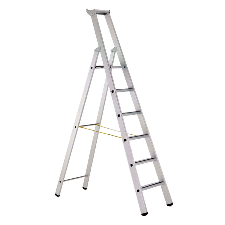 Zarges gebördelte Stehleiter Saferstep S eloxiert