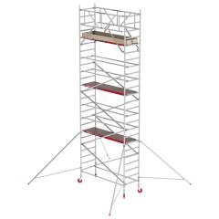 Altrex Fahrgerüst RS Tower 41 PLUS Aluminium ohne Safe-Quick® mit Holz-Plattform 8,20m AH breit 0,90x1,85m