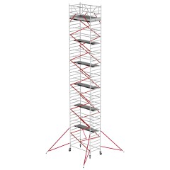 Altrex Fahrgerüst RS Tower 52 Aluminium mit Fiber-Deck Plattform 14,20m AH 1,35x1,85m