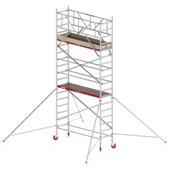 Altrex Fahrgerüst RS Tower 41 Alu mit Holz-Plattform 6,20m AH breit 0,75x1,85m