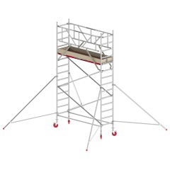 Altrex Fahrgerüst RS Tower 41 Alu mit Holz-Plattform 5,20m AH breit 0,90x1,85m