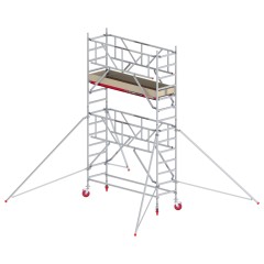 Altrex Fahrgerüst RS Tower 41-S Aluminium mit Safe-Quick und Holz-Plattform 5,20m AH 0,75x1,85m