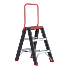 Altrex Taurus beidseitig begehbare Stufenleiter TDO 3 Stufen mit Bügel