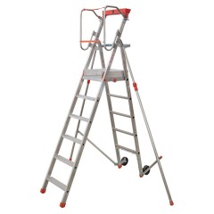 Facal Platea Podesttreppe Aluminium S300 6 Stufen