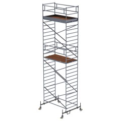 MUNK Rollgerüst mit Doppelplattform 1,35x2,45m Plattform, 9,35m AH