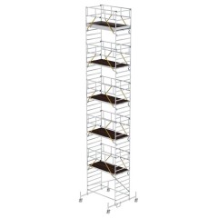 MUNK Rollgerüst SG mit Doppelplattform 1,35x2,45m Plattform 13,62m AH